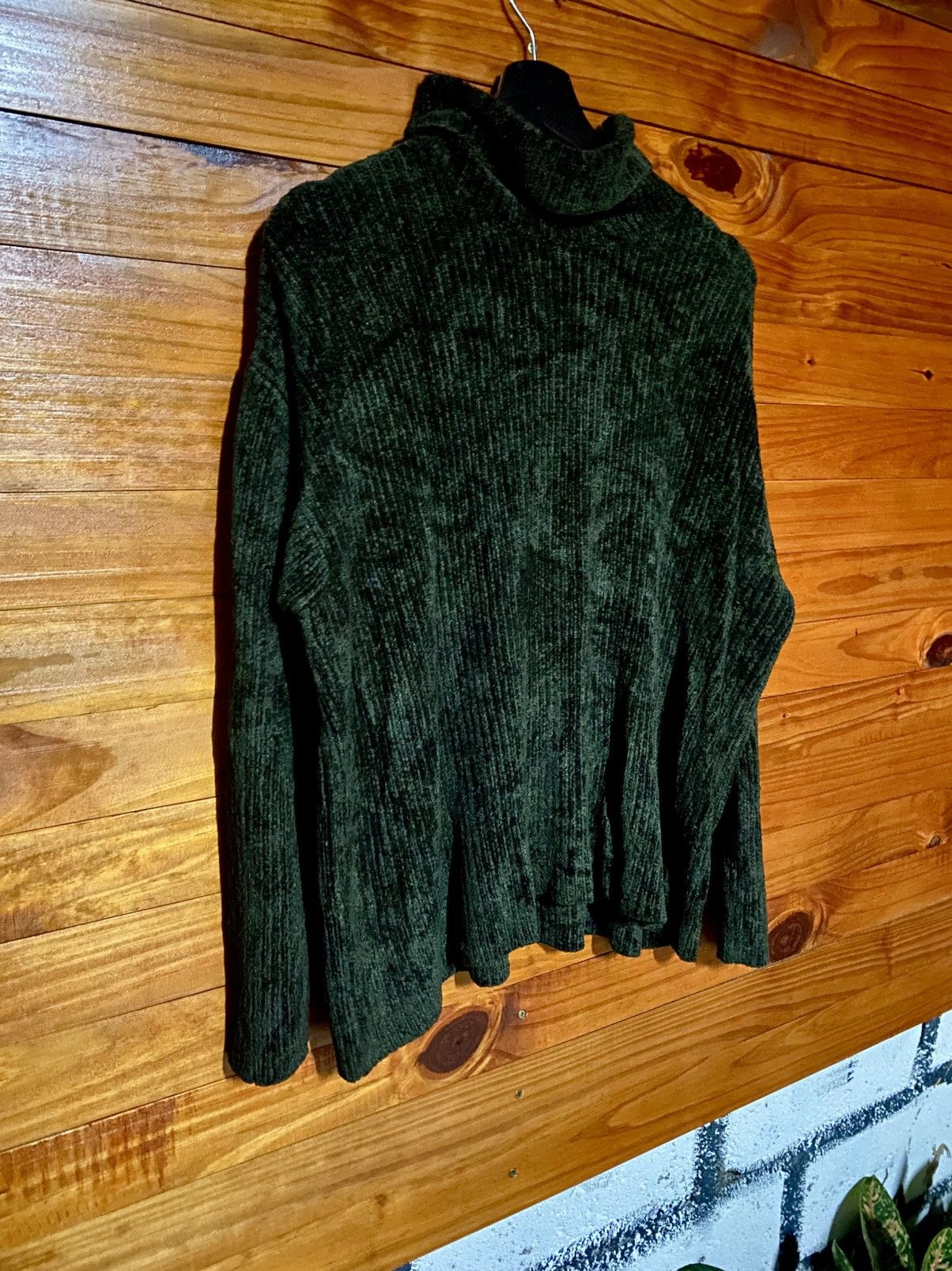 DKNY Vintage DKNY Classic Petite Chenille Sweater | Emerald Green Size S / US 4 / IT 40 - 5 Thumbnail