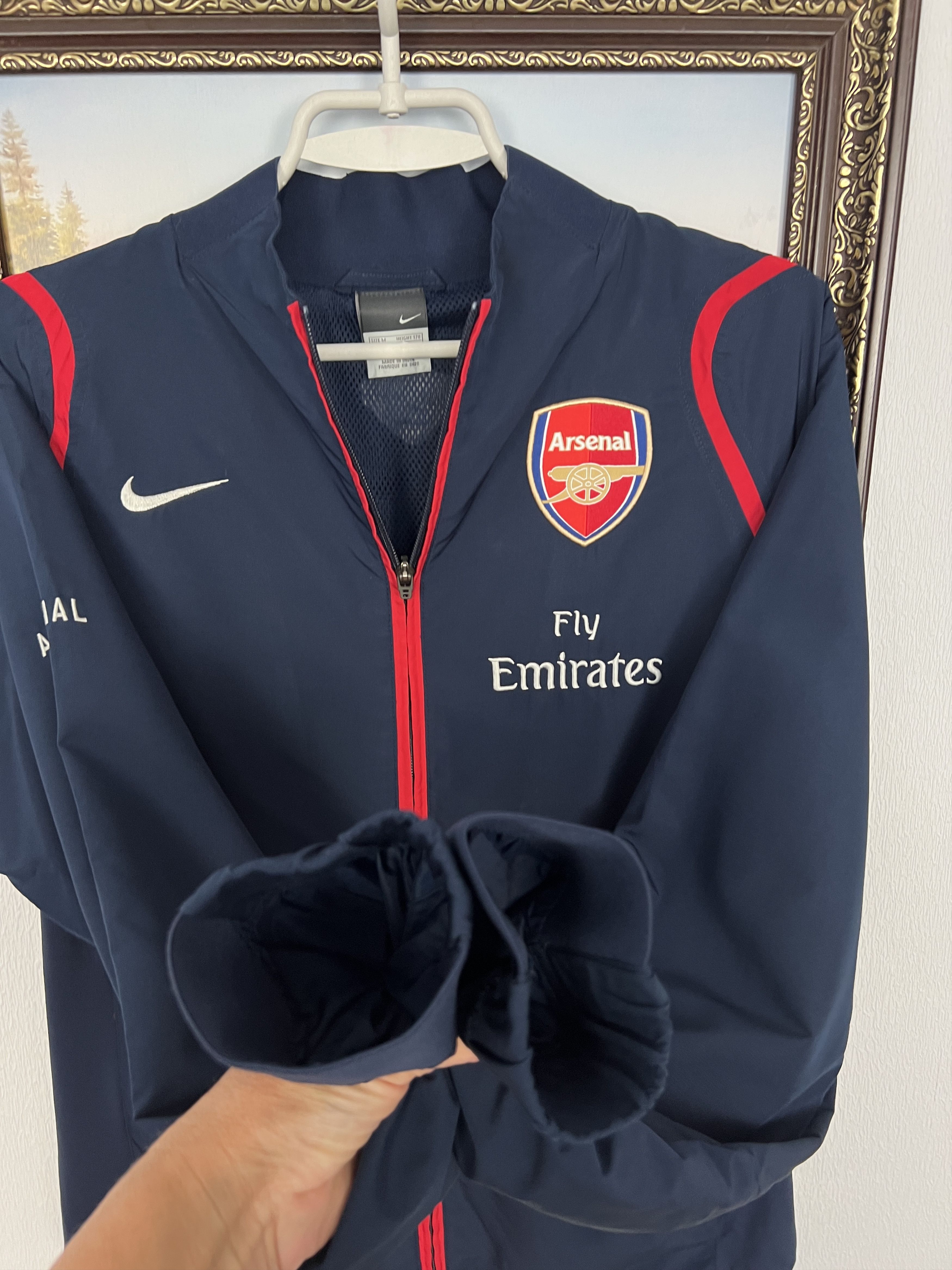 Nike Vintage Nike Arsenal Football Jacket Soccer Blue Track Top Size US M / EU 48-50 / 2 - 6 Thumbnail