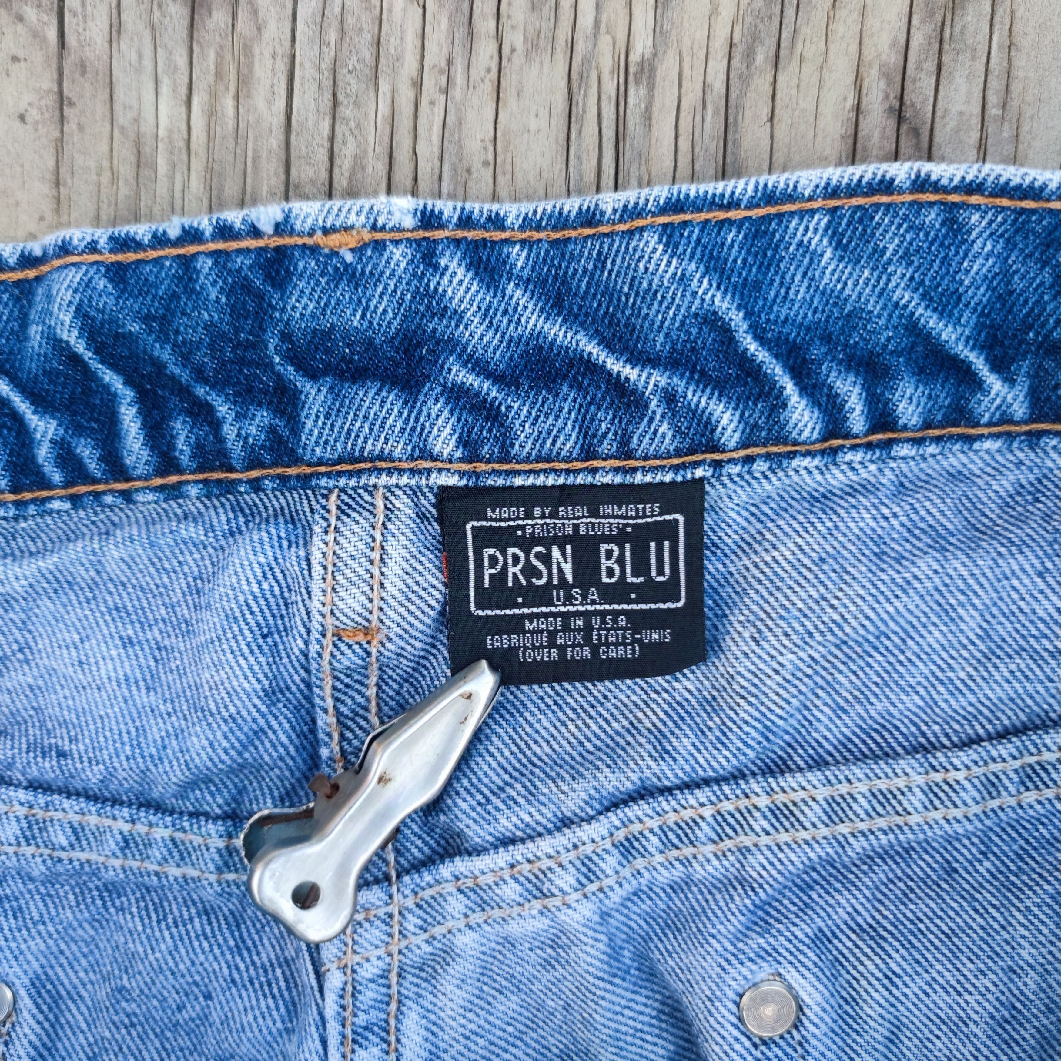 Vintage Vintage Prison Blues Work Denim Pant 38x28 Size US 38 / EU 54 - 4 Thumbnail