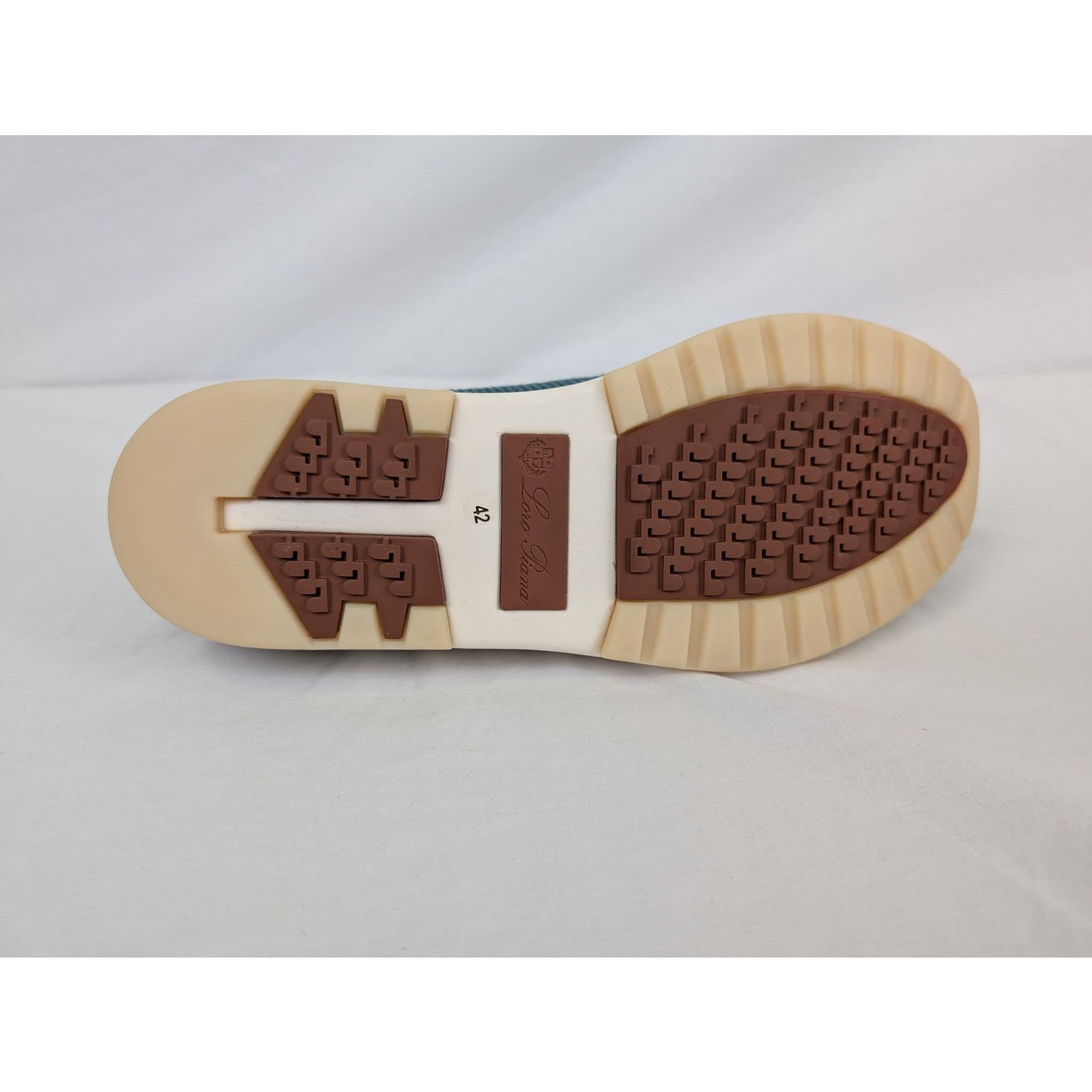 Loro Piana o1rshd1 Flexy Walk Active Wish Sneaker shoe in Green/Beige Size US 9 / EU 42 - 13 Thumbnail