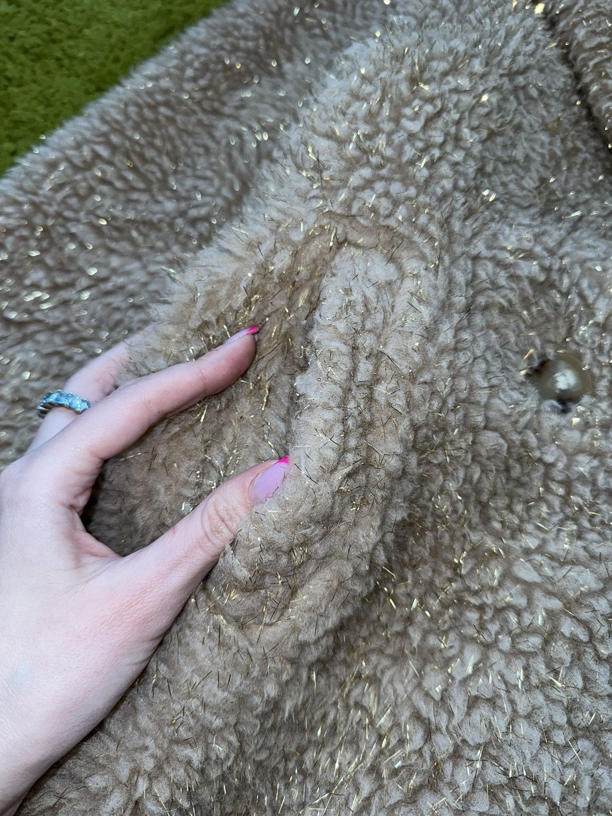 Designer × Max Mara × Weekend Max Mara Max Mara A/W 2019 camel wool blend teddy bear style coat Size S / US 4 / IT 40 - 9 Thumbnail