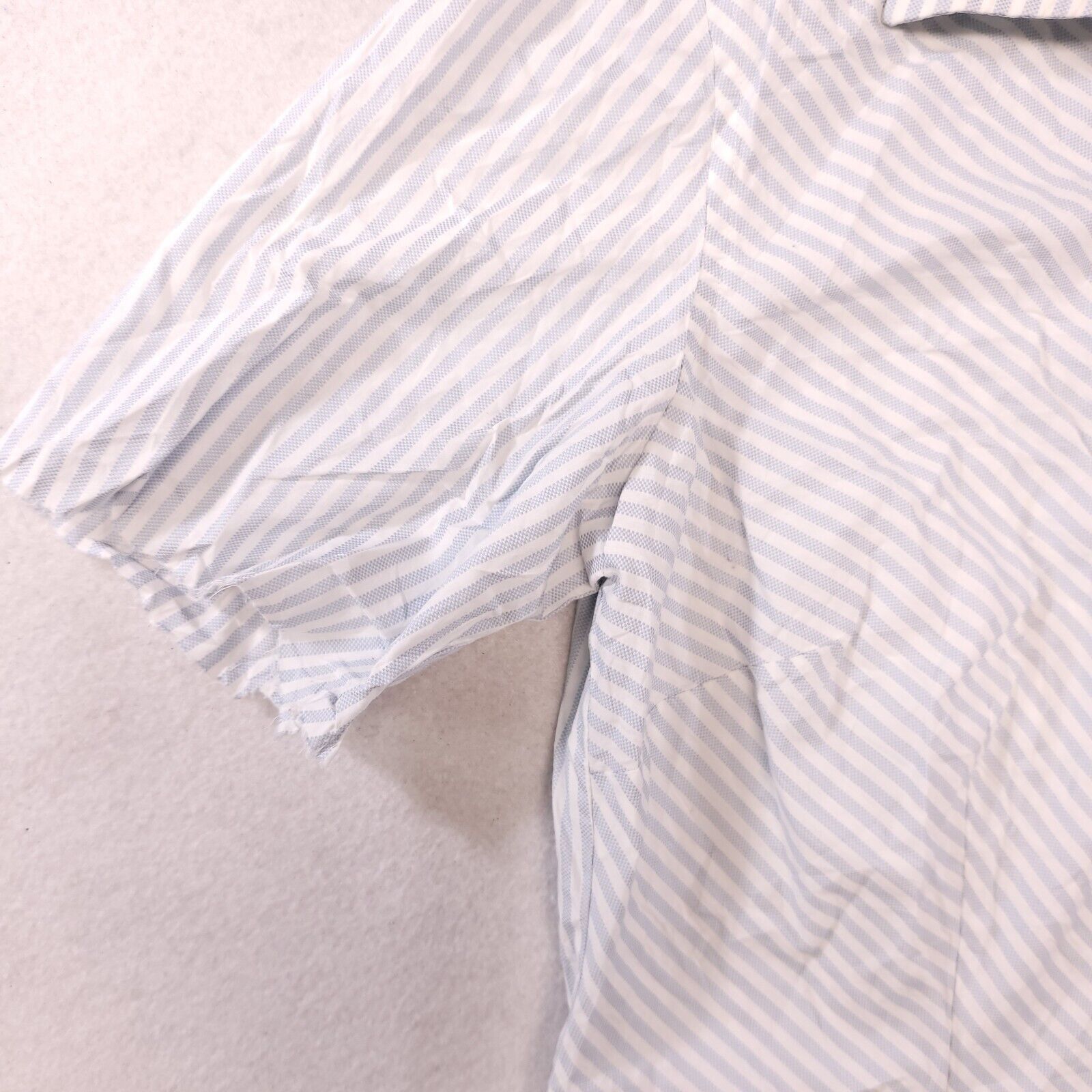 Ann Taylor Ann Taylor Button Up Shirt Womens Size 10 White Blue Striped Size L / US 10 / IT 46 - 4 Thumbnail