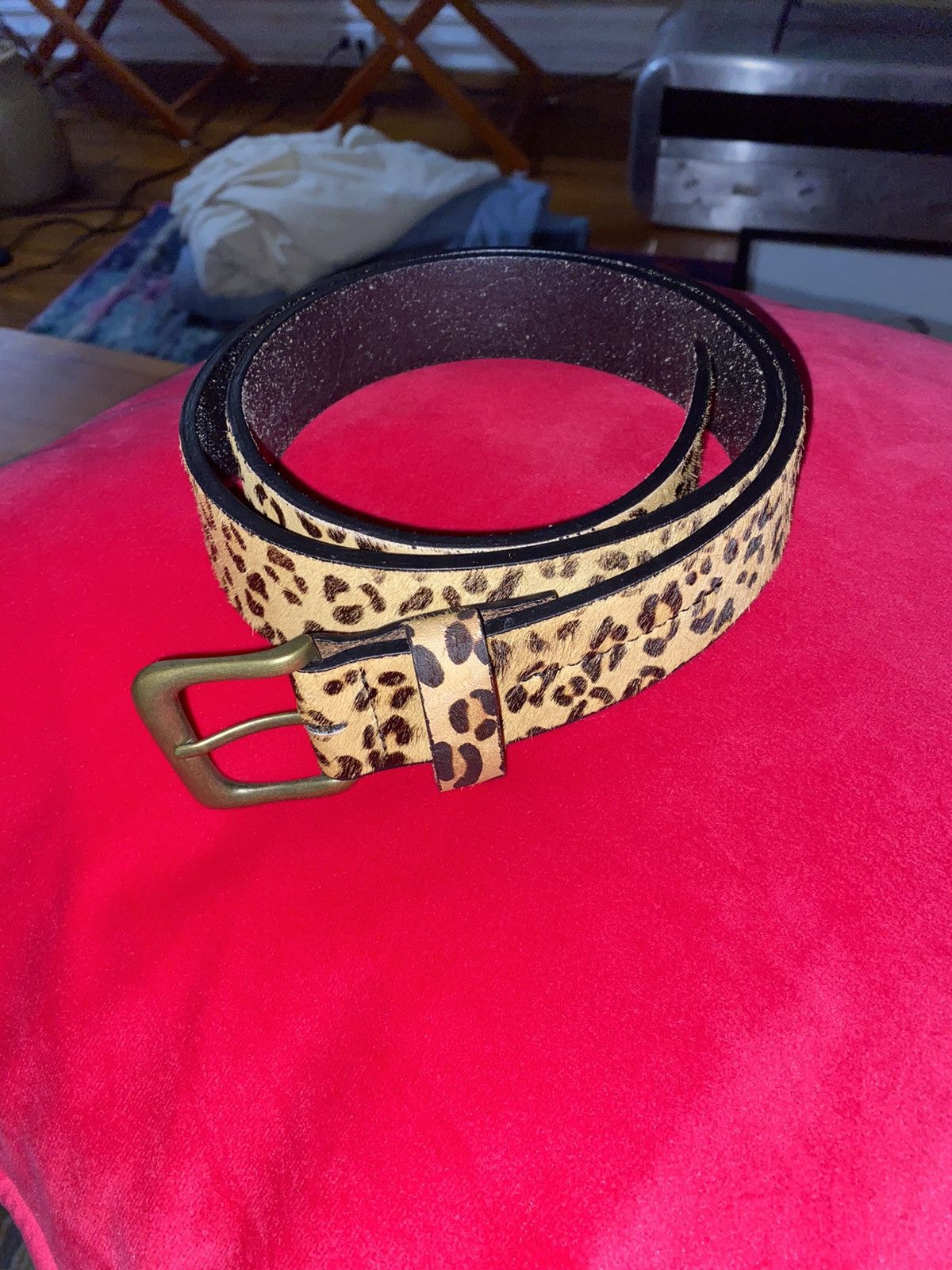 Levi's × Supreme Supreme x Levis Leopard Print Fur Belt - 2012 Size 36 - 4 Thumbnail