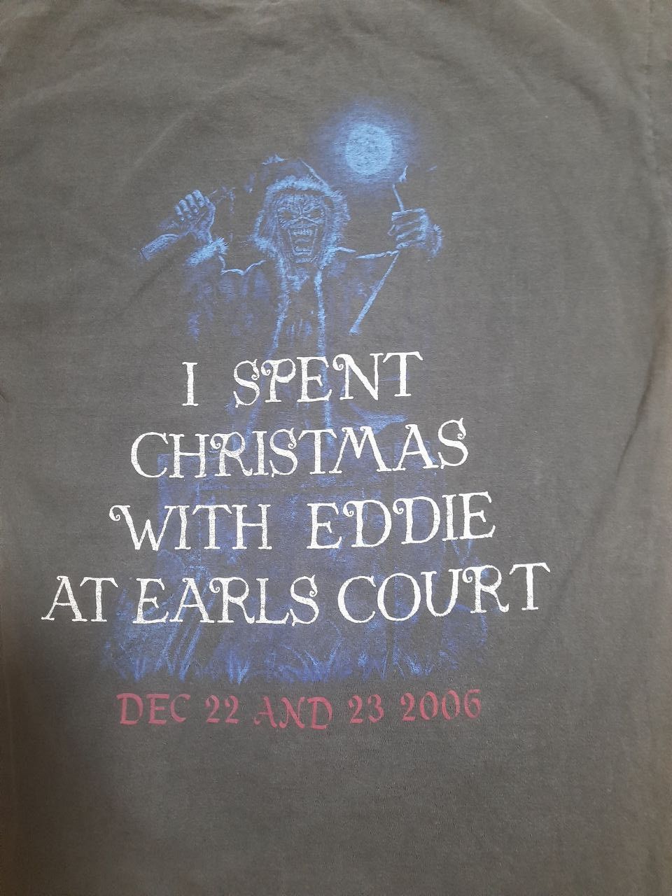 Band Tees × Fruit Of The Loom × Iron Maiden Iron Maiden Tour T-Shirt Earl's Court 2006 Christmas Size US S / EU 44-46 / 1 - 8 Thumbnail