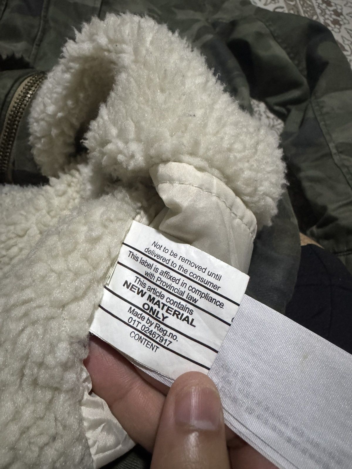 14th Addiction Vtg Faux Fur Parka Hoodie Sherpa Lined Twill Abercrombie Size US S / EU 44-46 / 1 - 8 Thumbnail