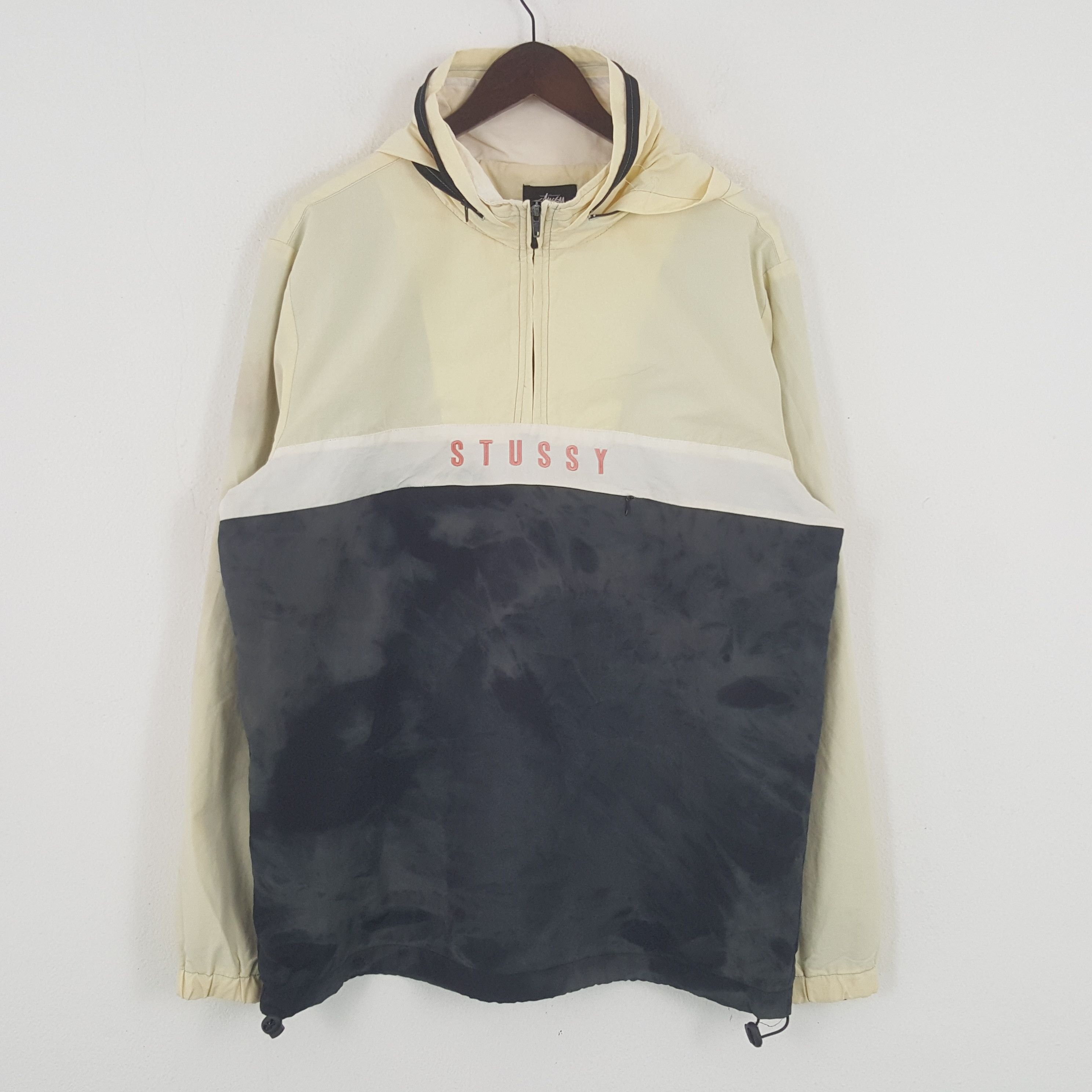 Stussy × Vintage Vintage Stussy Custom Logo Windbreaker Jacket with Hoodie Size US L / EU 52-54 / 3 - 2 Thumbnail