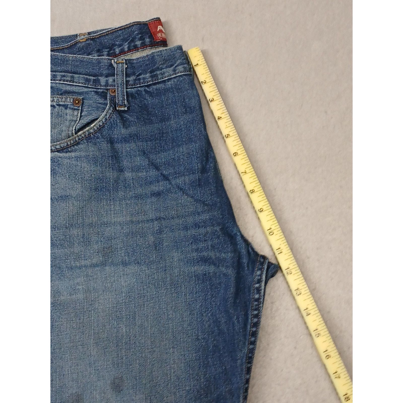 Arizona Jean Co. Arizona (38x32) Men's Straight Relaxed Blue Denim Jeans Size US 38 / EU 54 - 6 Thumbnail
