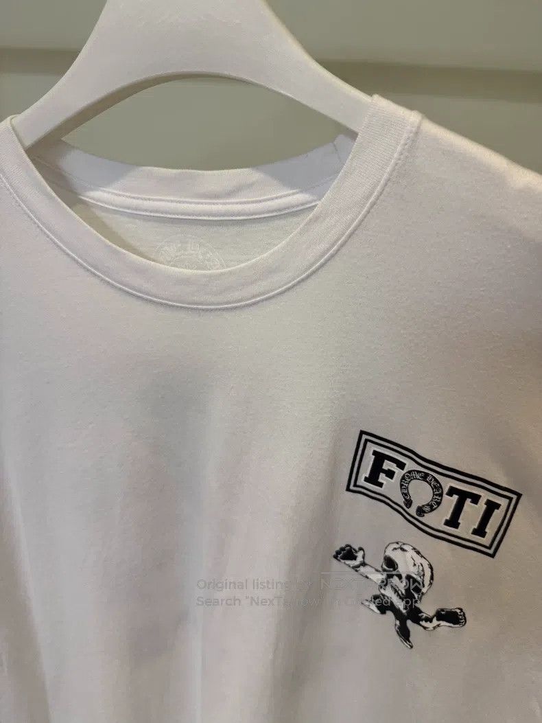 Chrome Hearts Chrome Hearts Size XXL White Foti jiugongge short sleeve Size US XXL / EU 58 / 5 - 3 Thumbnail