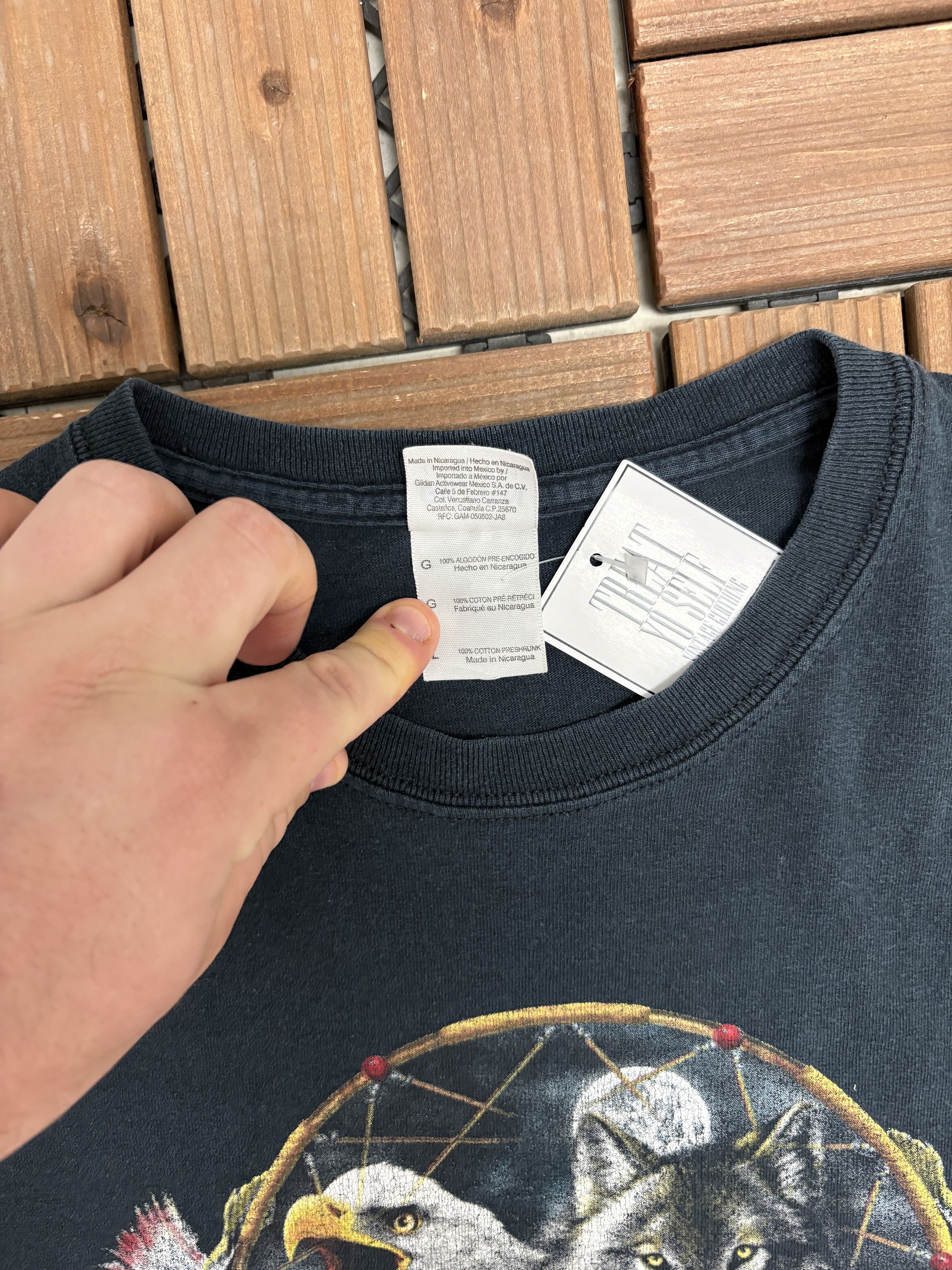 Vintage Head-Smashed-In Buffalo Jump World Heritage Site Vintage Tee Size US L / EU 52-54 / 3 - 4 Thumbnail