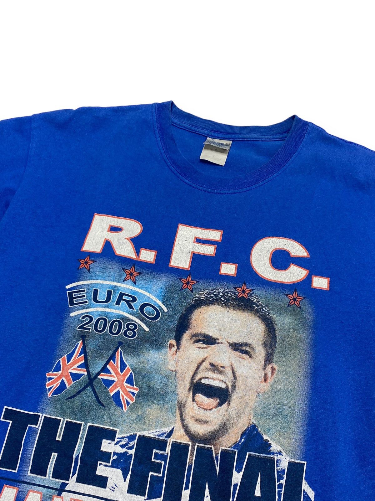 Vintage UEFA CUP FINAL 2008 RANGERS GLASGOW VINTAGE MATCHDAY TEE Size US M / EU 48-50 / 2 - 2 Thumbnail
