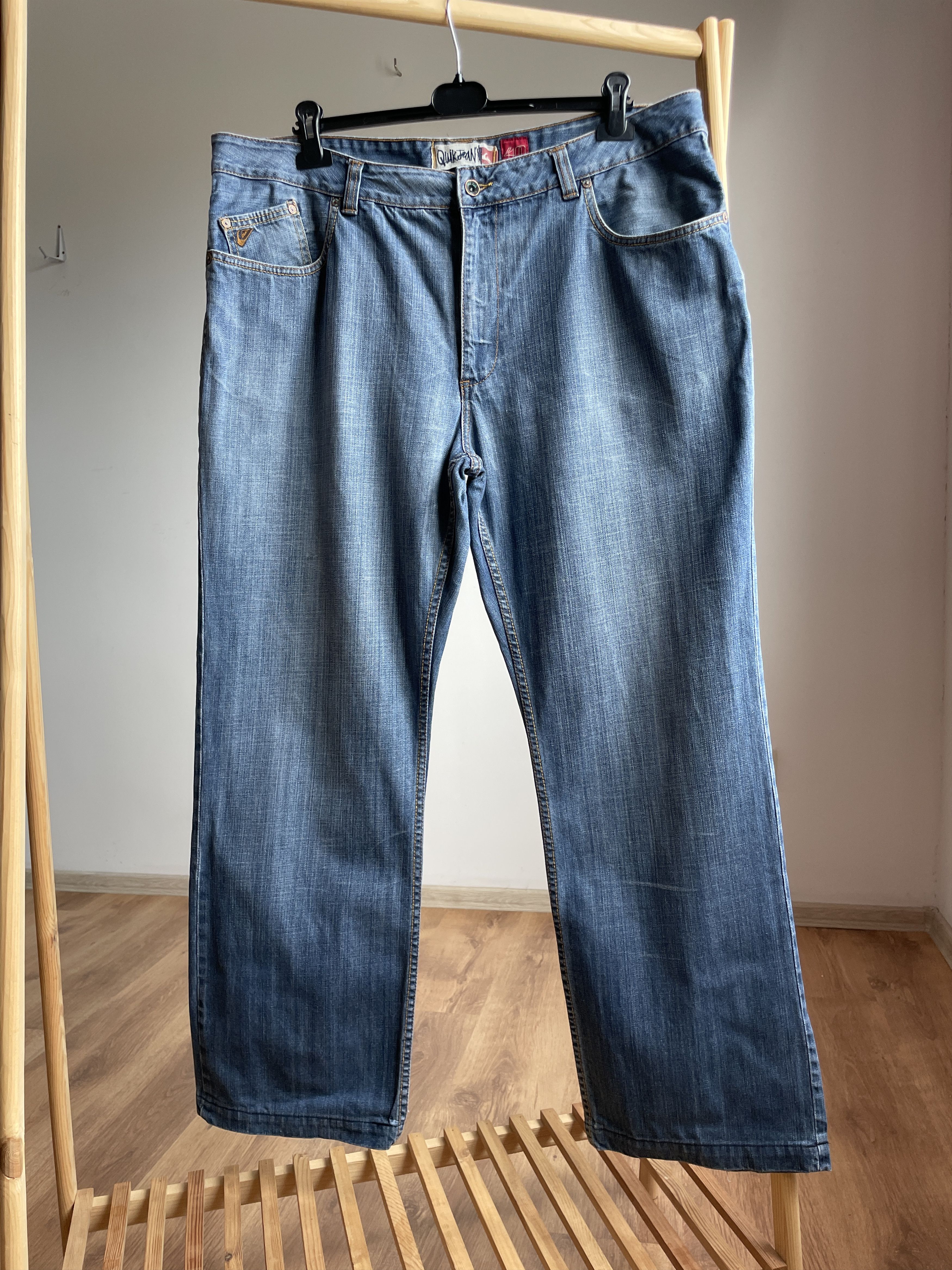 Quiksilver × Vintage Quiksilver Vintage Y2K Wide Leg Baggy Denim Size 40 Size US 40 / EU 56 - 1 Thumbnail
