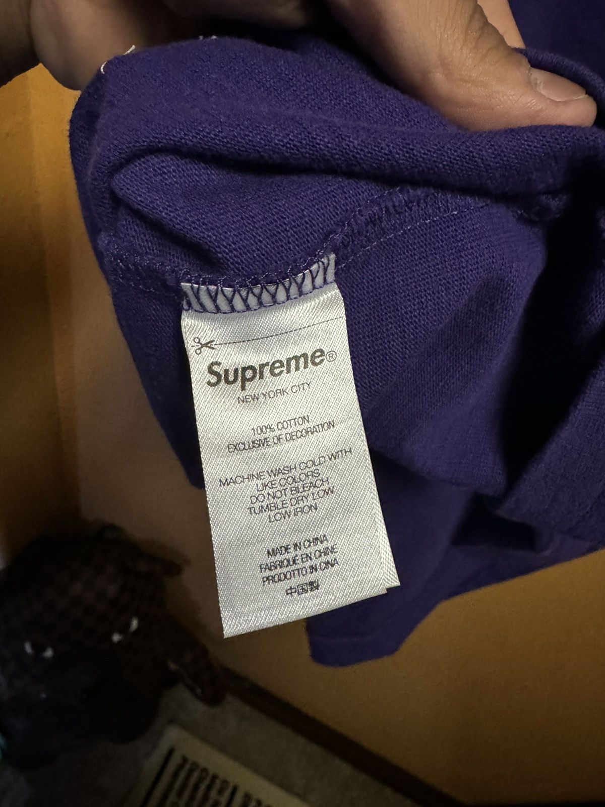 Supreme Supreme Sketch Embroidered Tee Size US L / EU 52-54 / 3 - 4 Thumbnail