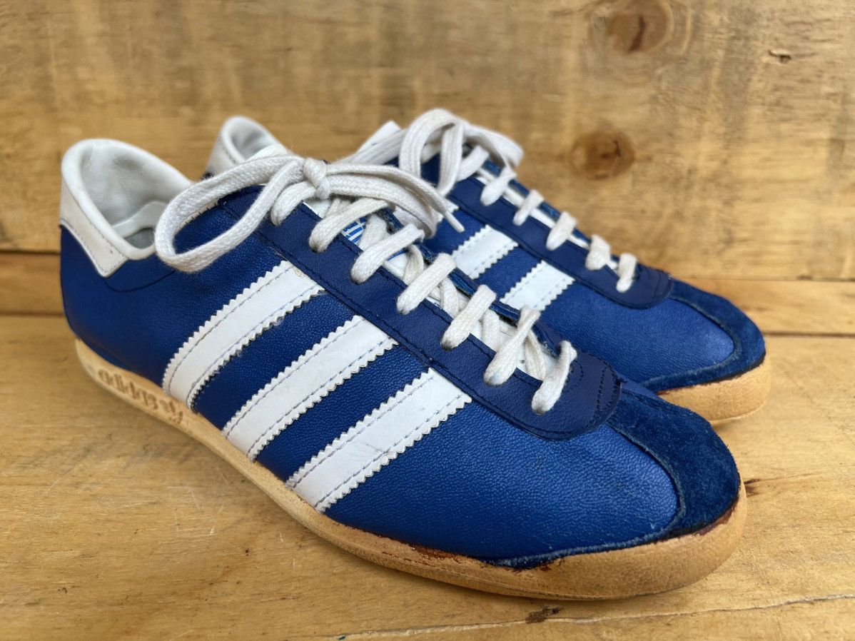 Adidas × Vintage VTG ADIDAS BLUE STRIKE MADE IN FRANCE SNEAKERS Size US 7 / EU 40 - 1 Thumbnail