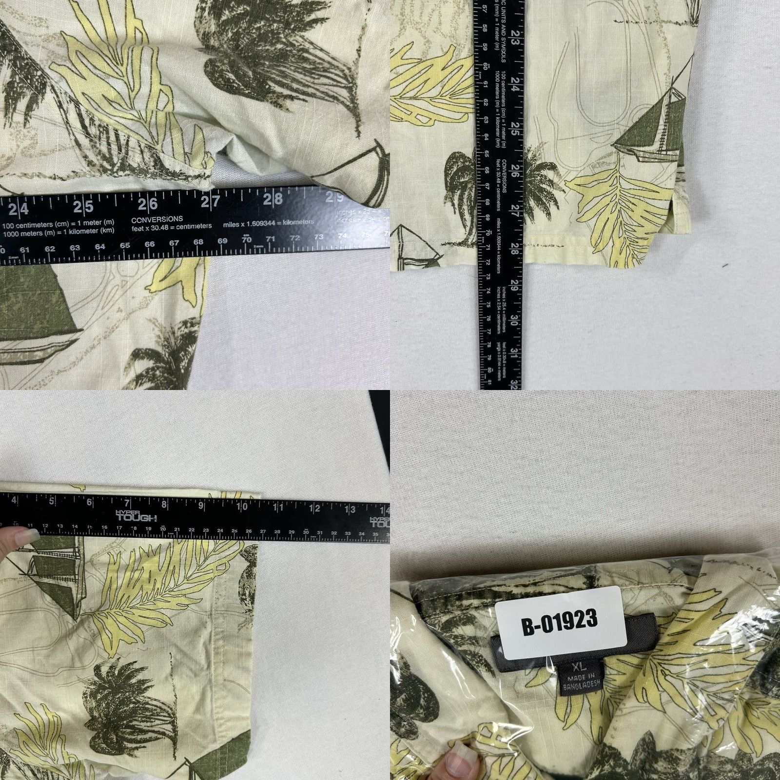 Croft & Barrow Croft&Barrow Button Up Hawaiin Shirt Mens XL Short Sleeve Summer Palm Graphic Shirt Male XL Hawaiian Festive Aloha Festival Mens Size US XL / EU 56 / 4 - 8 Thumbnail