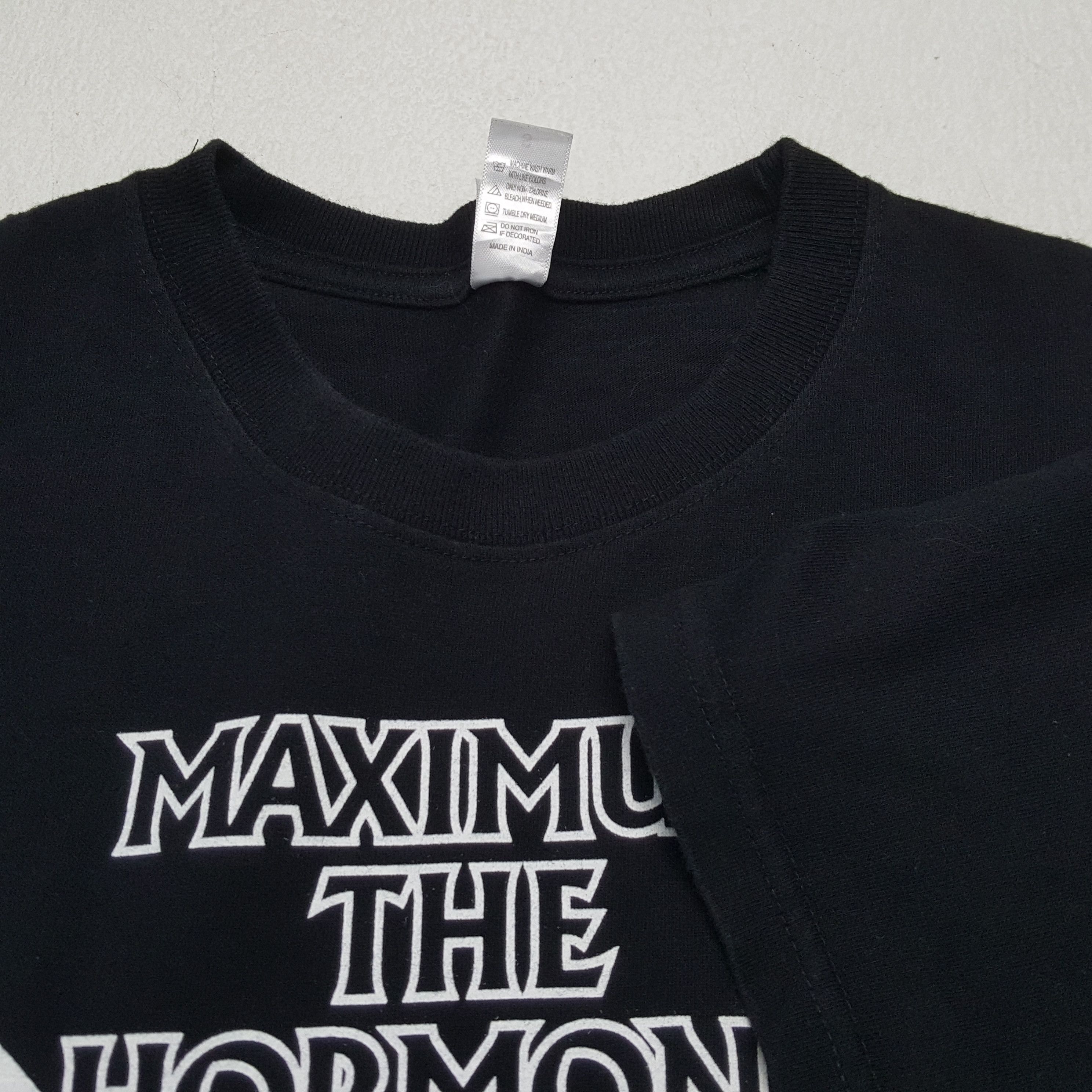 Band Tees × Vintage MAXIMUM THE HORMONE Japanese Rock Band Music Tshirt Size US S / EU 44-46 / 1 - 7 Thumbnail