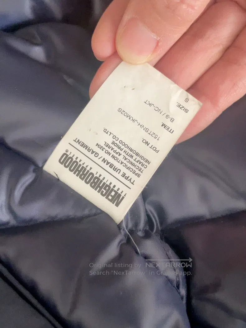 Neighborhood Neighborhood Down Jacket, Navy Blue Size US S / EU 44-46 / 1 - 5 Thumbnail