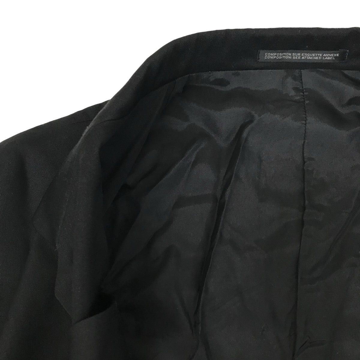 Yohji Yamamoto YYPH GABARDINE I-LEFT HEM PLEATED JK Long Jacket HZ-J24-100 Size US M / EU 48-50 / 2 - 6 Thumbnail