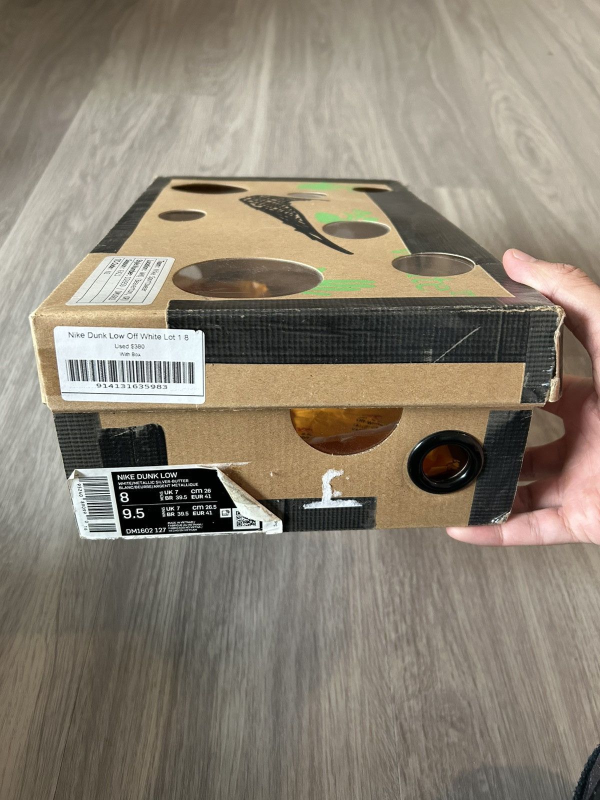 Nike × Off-White Off-White X Nike Dunk Low 01 Of 50 Size 8 Size US 8 / EU 41 - 21 Thumbnail