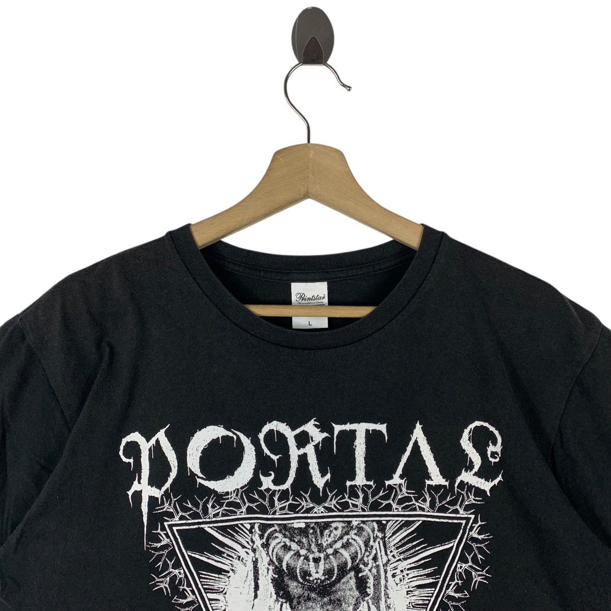 Band Tees × Vintage Vintage PORTAS Black metal band tee Size US L / EU 52-54 / 3 - 2 Thumbnail