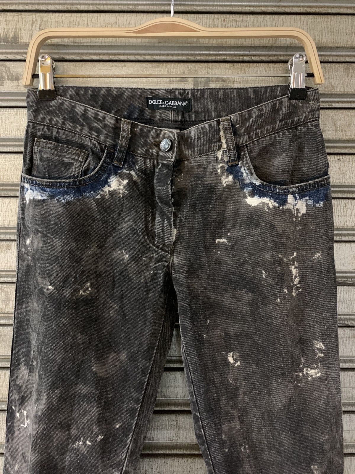 Dolce & Gabbana Dolce & gabbana denim bleach wash jeans Size 26" / US 2 / IT 38 - 3 Thumbnail