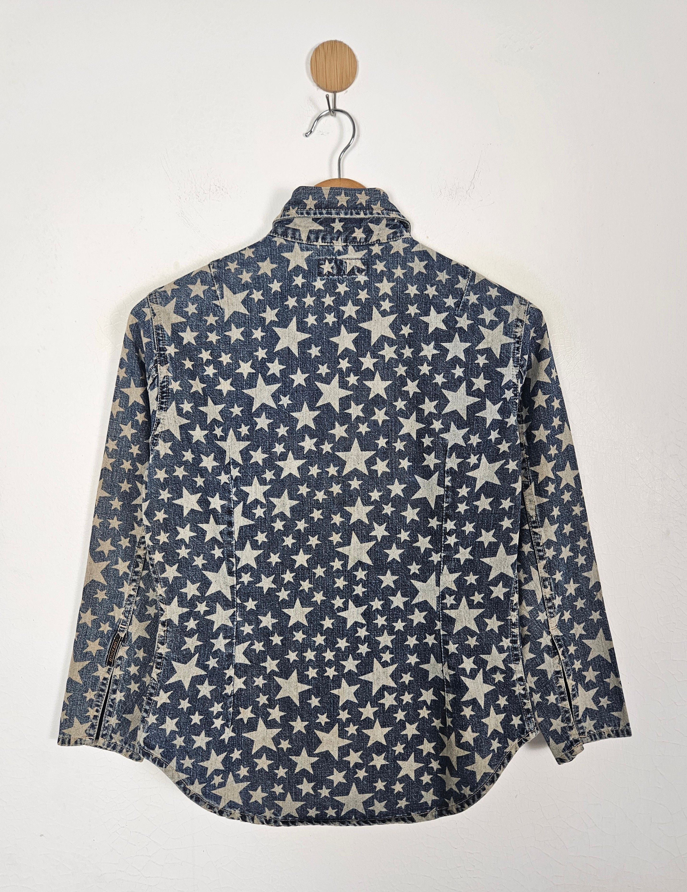 Hysteric Glamour × If Six Was Nine × Japanese Brand Hysteric Glamour Stars Denim Jeans jacket Size S / US 4 / IT 40 - 3 Thumbnail