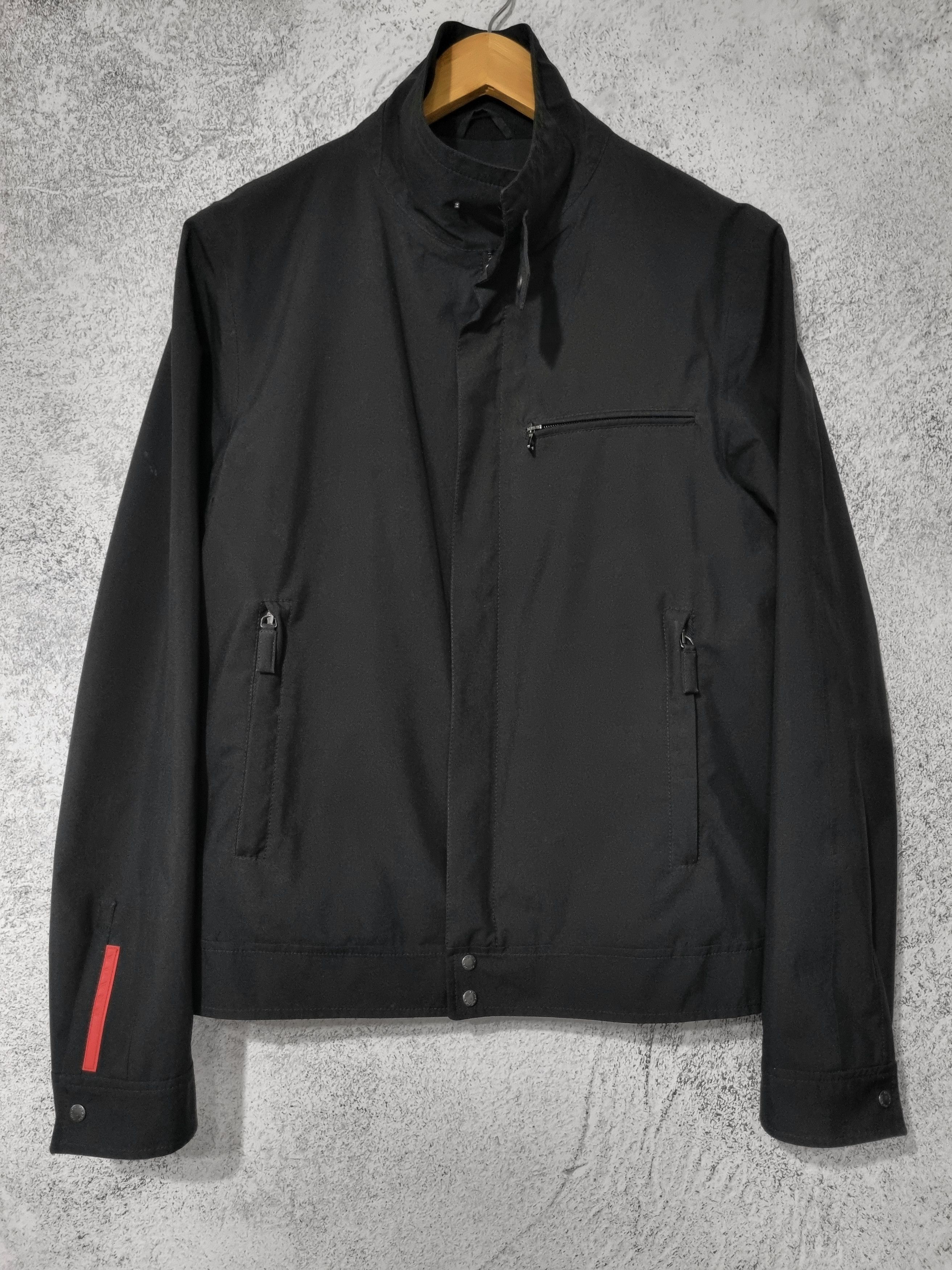 Designer × Luxury × Prada Prada SGV730 Black Nylon Zip GORE-TEX