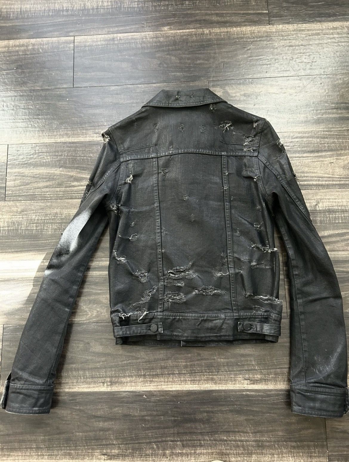 Dior Dior strip SS04 waxed jacket Size US S / EU 44-46 / 1 - 2 Thumbnail
