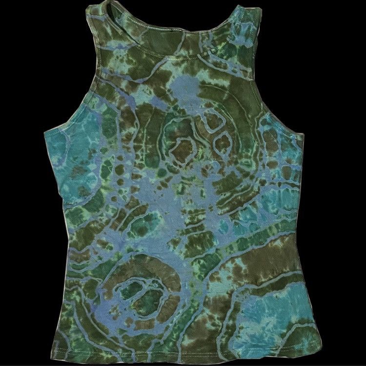 Other Earthy Geode Tie Dye High Neck Tank Top Size M / US 6-8 / IT 42-44 - 2 Thumbnail