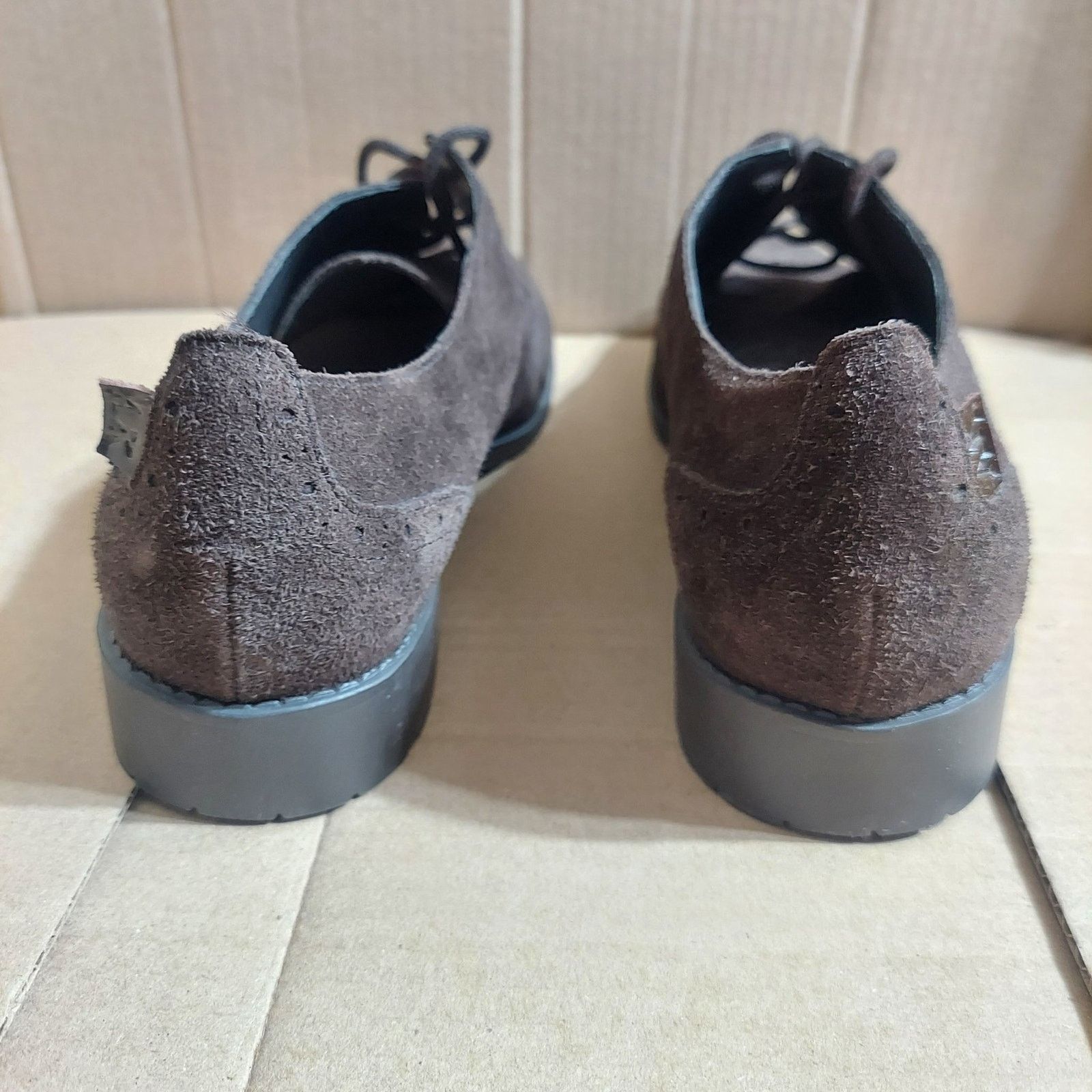 Anne Klein Anne Klein iFlex Women's US 9.5 M Brown Suede Oxfords NWOT Size US 9.5 / IT 39.5 - 4 Thumbnail