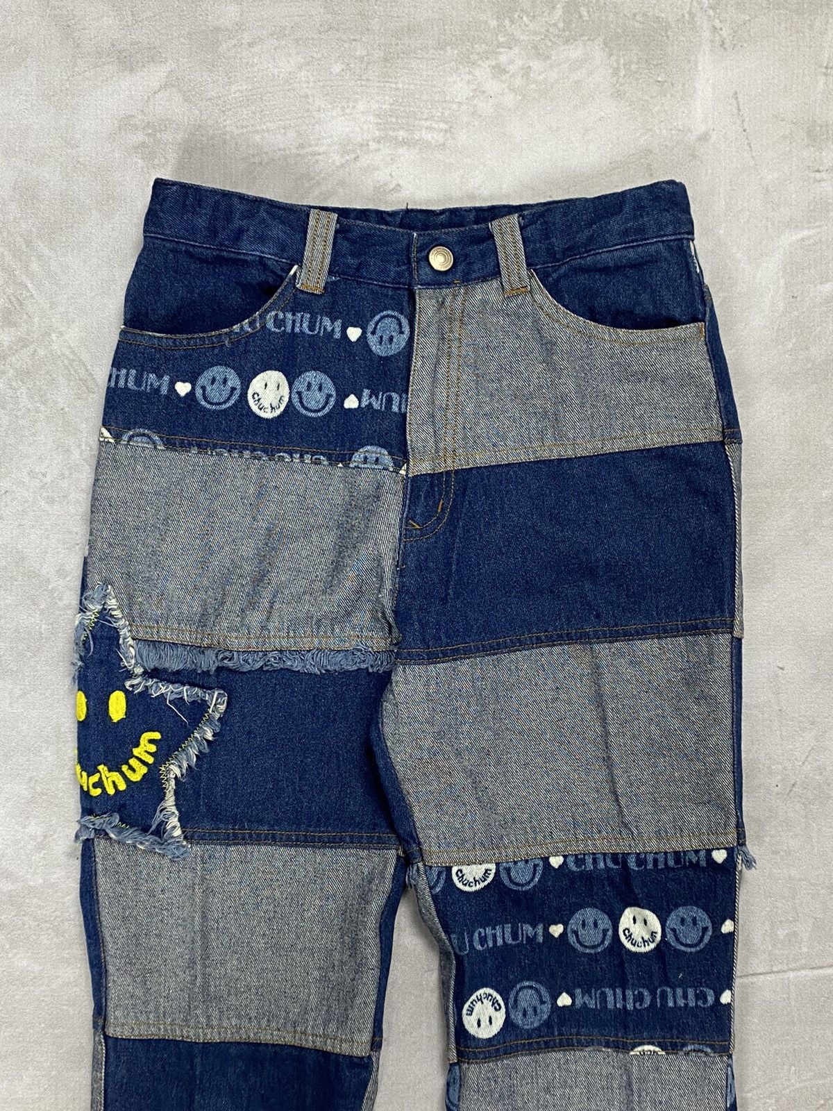 20471120 × Beauty Beast × Hysteric Glamour Chu Chum Patchwork Hagi Pants Inspired Hysteric Glamour Size 27" / US 4 / IT 40 - 3 Thumbnail