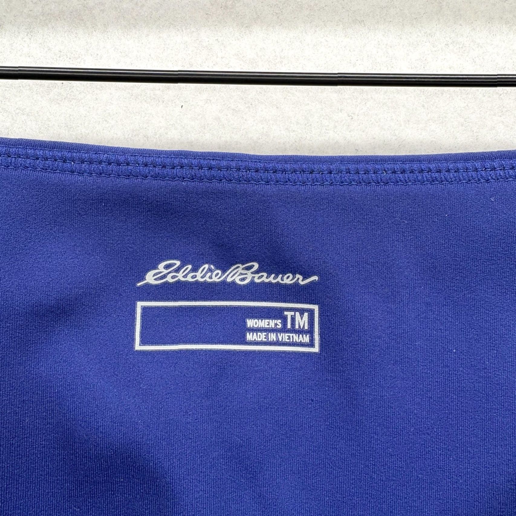 Eddie Bauer VINTAGE Eddie Bauer Guide Trex Shorts Womens M Blue Compression 8 Inch Hiking Gym Size 32" / US 10 / IT 46 - 4 Thumbnail