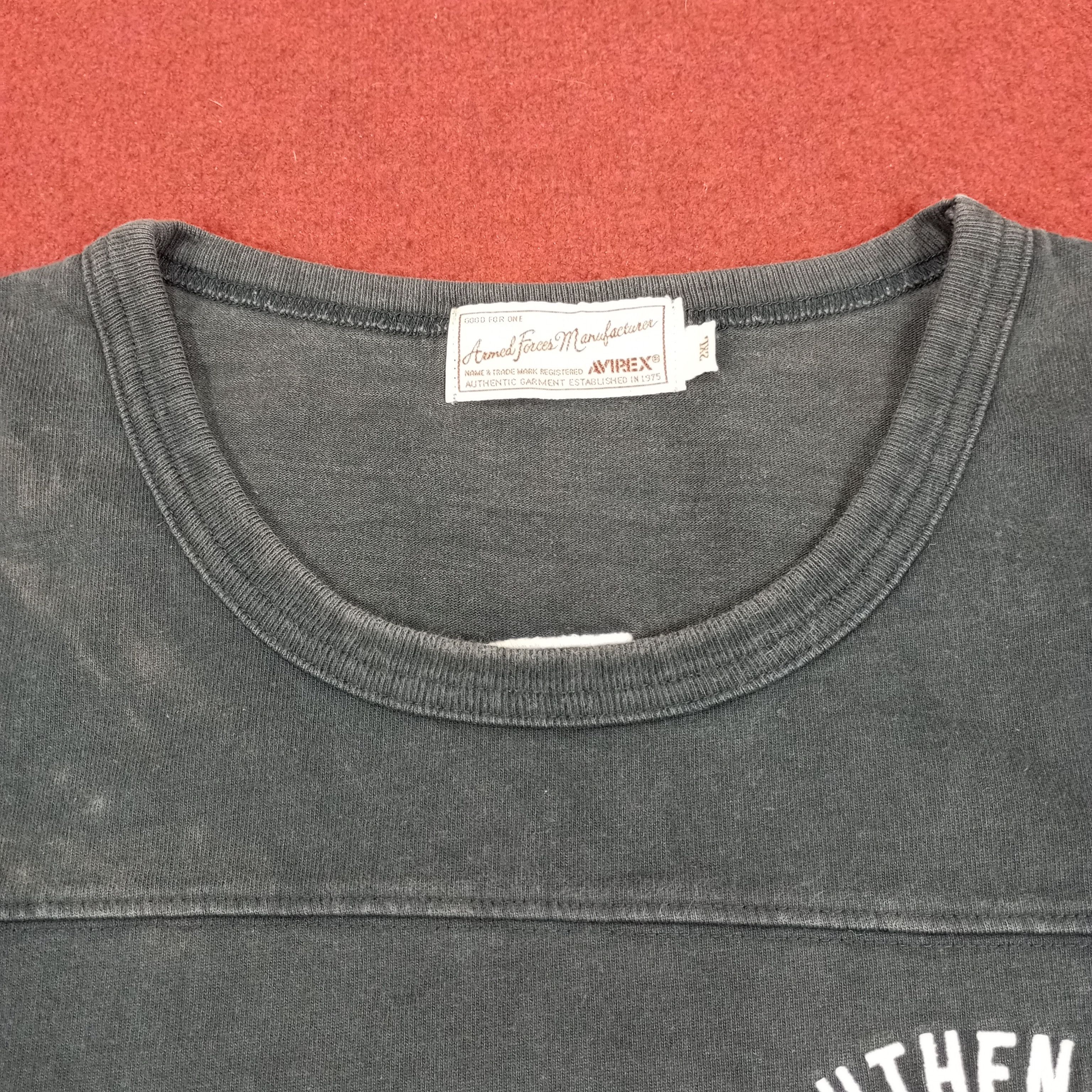 Avirex × Vintage Avirex USA Embroidery Design Tshirt Size US XL / EU 56 / 4 - 7 Thumbnail