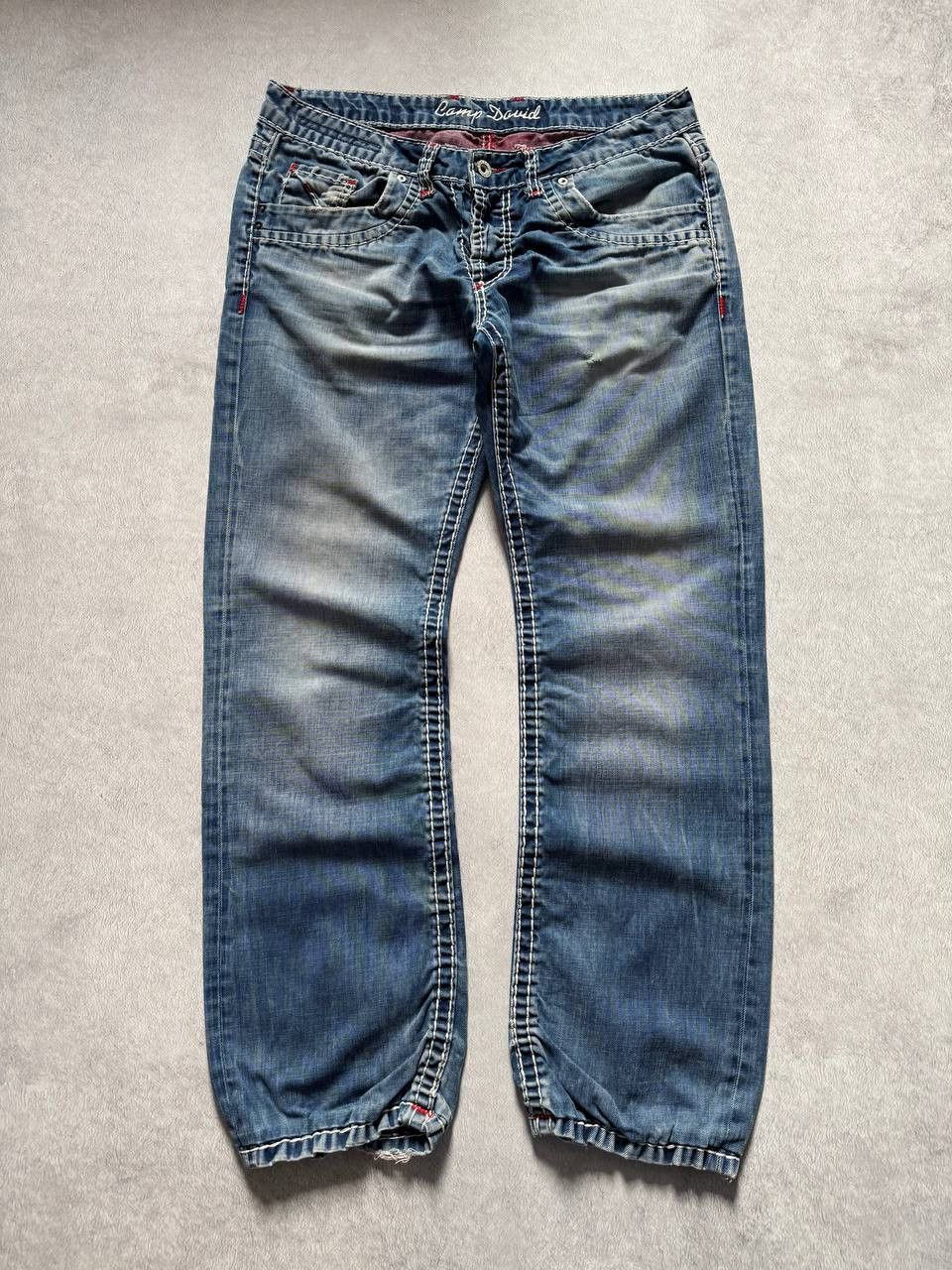 Camp David Vintage Camp David True Religion style jeans y2k 90s Size US 33 - 1 Thumbnail