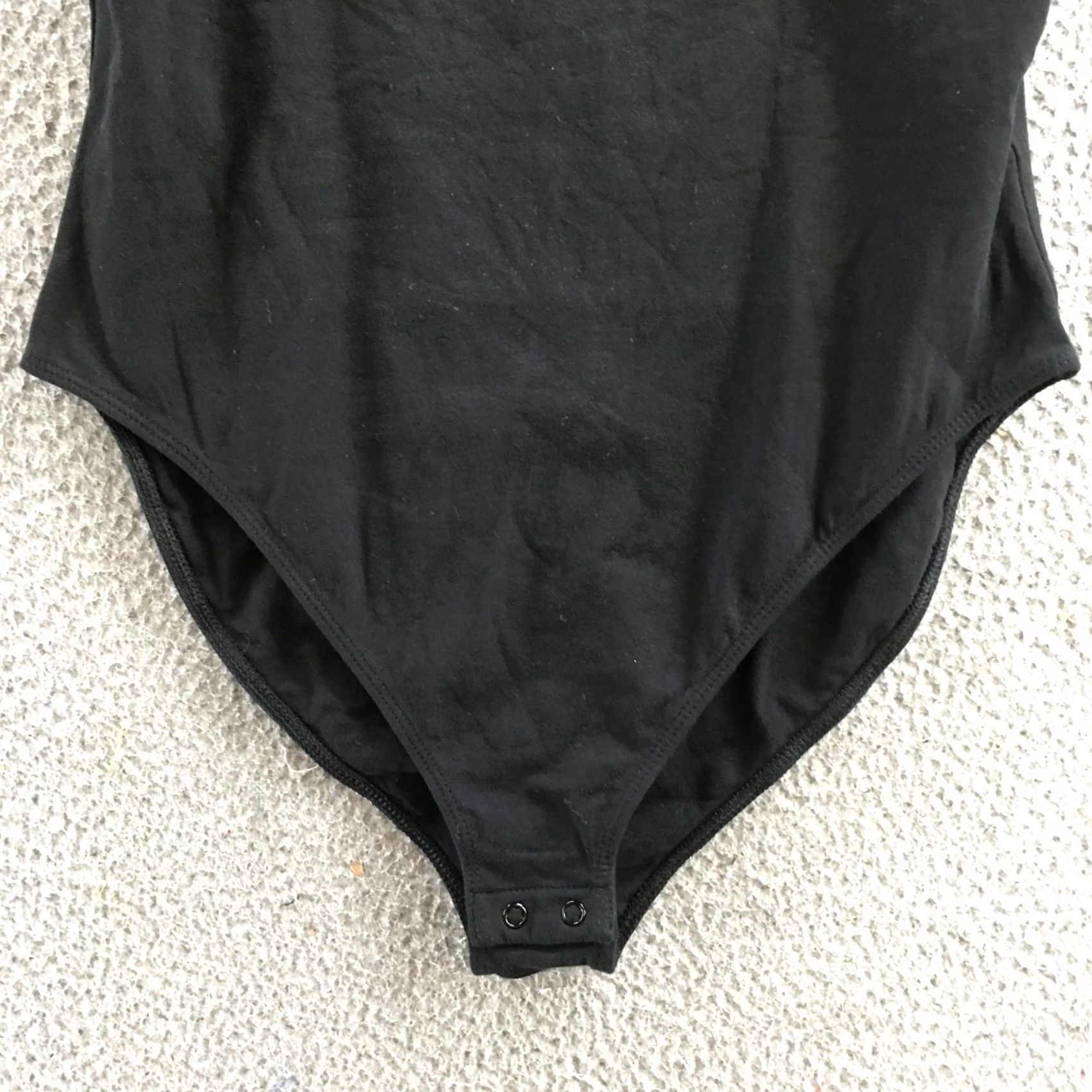 Old Navy Old Navy Women M Black Sleeveless Tank Top Bodysuit Square Neck Snap Buttons NWT Size M / US 6-8 / IT 42-44 - 5 Thumbnail