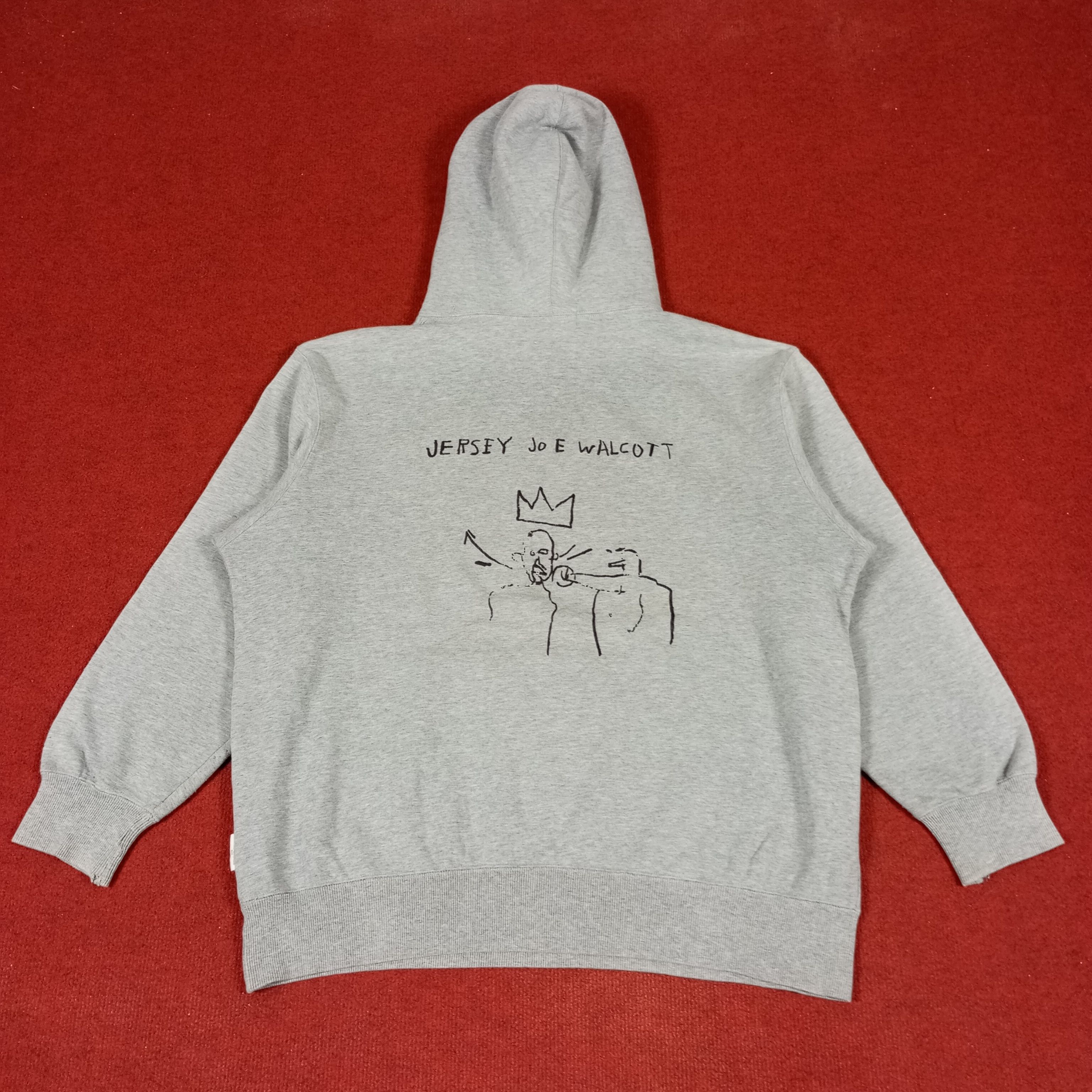 Jean-Michel Basquiat × Vintage Jean Michel Basquiat Art Design Streetwear Hoodies Size US XL / EU 56 / 4 - 1 Thumbnail
