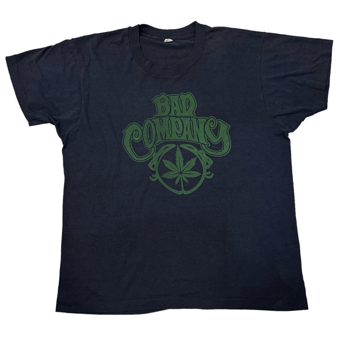 image of Band Tees x Rock T Shirt Vintage 80's Bad Company in Black, Men's (Size Medium)