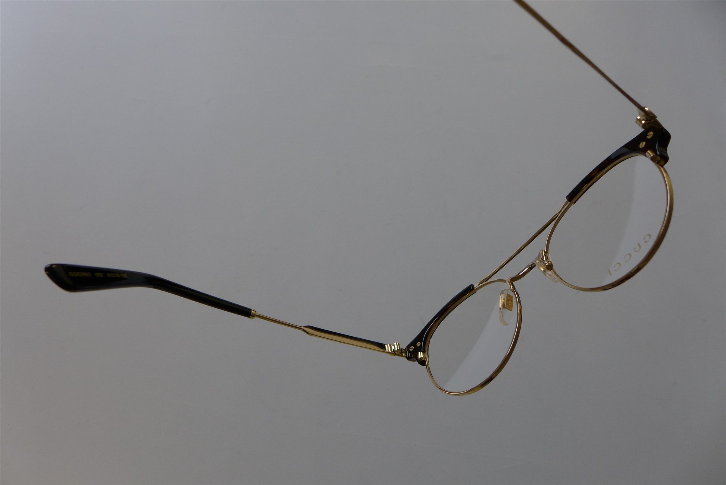 Gucci Gucci GG02890 Optical Glasses - Gold Metal & Havana Acetate. Size ONE SIZE - 17 Thumbnail
