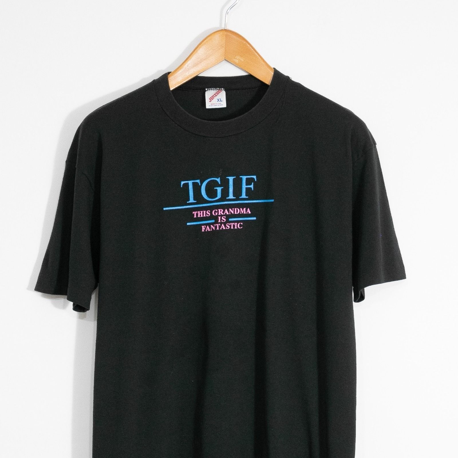 Vintage Vintage 90s TGIF Funny T Shirt XL This Grandma is Fantastic Size US XL / EU 56 / 4 - 2 Thumbnail