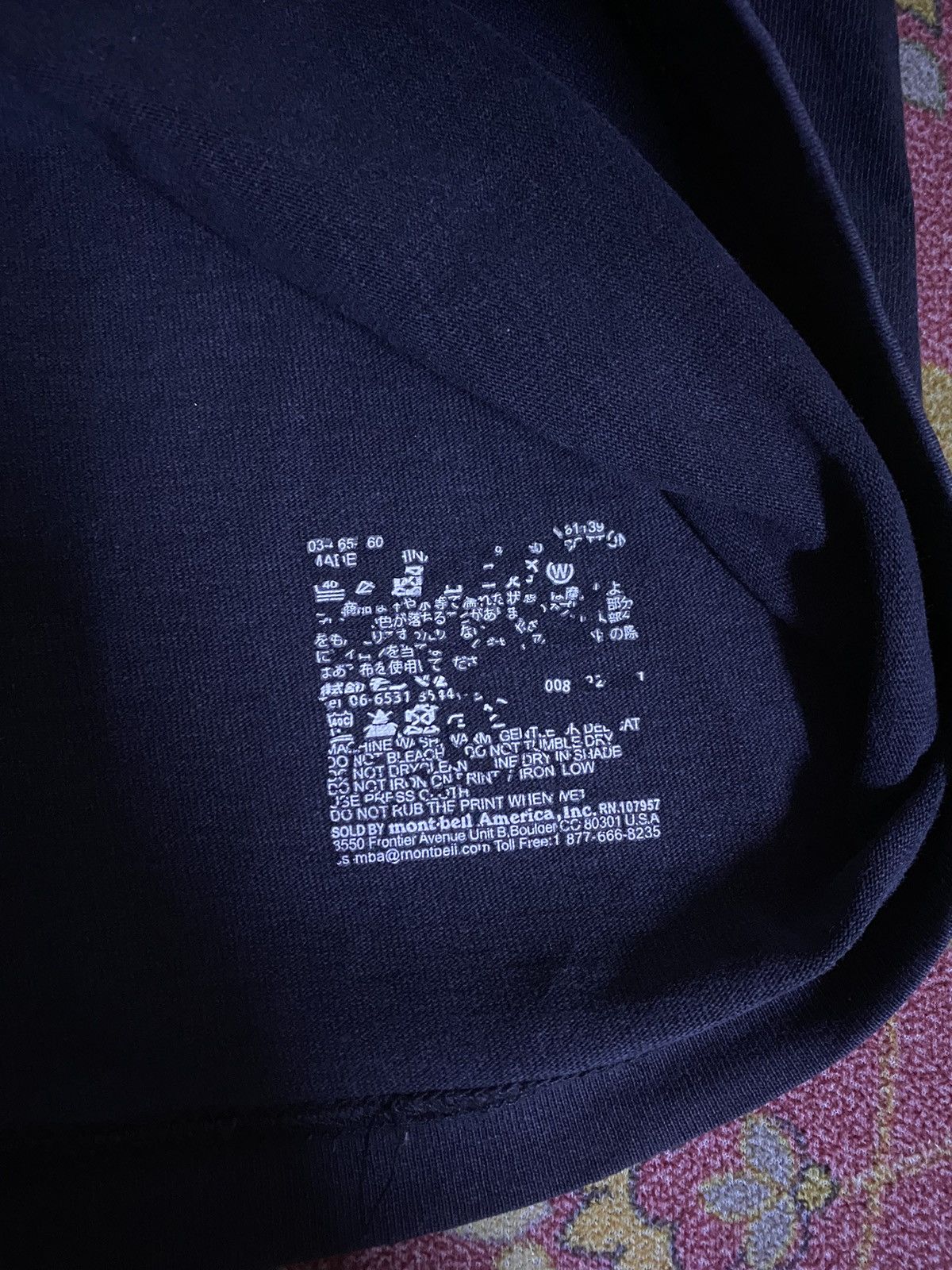 Japanese Brand Vintage Montbell Cycle Of Life Long Sleeve T-Shirt Size US S / EU 44-46 / 1 - 6 Thumbnail