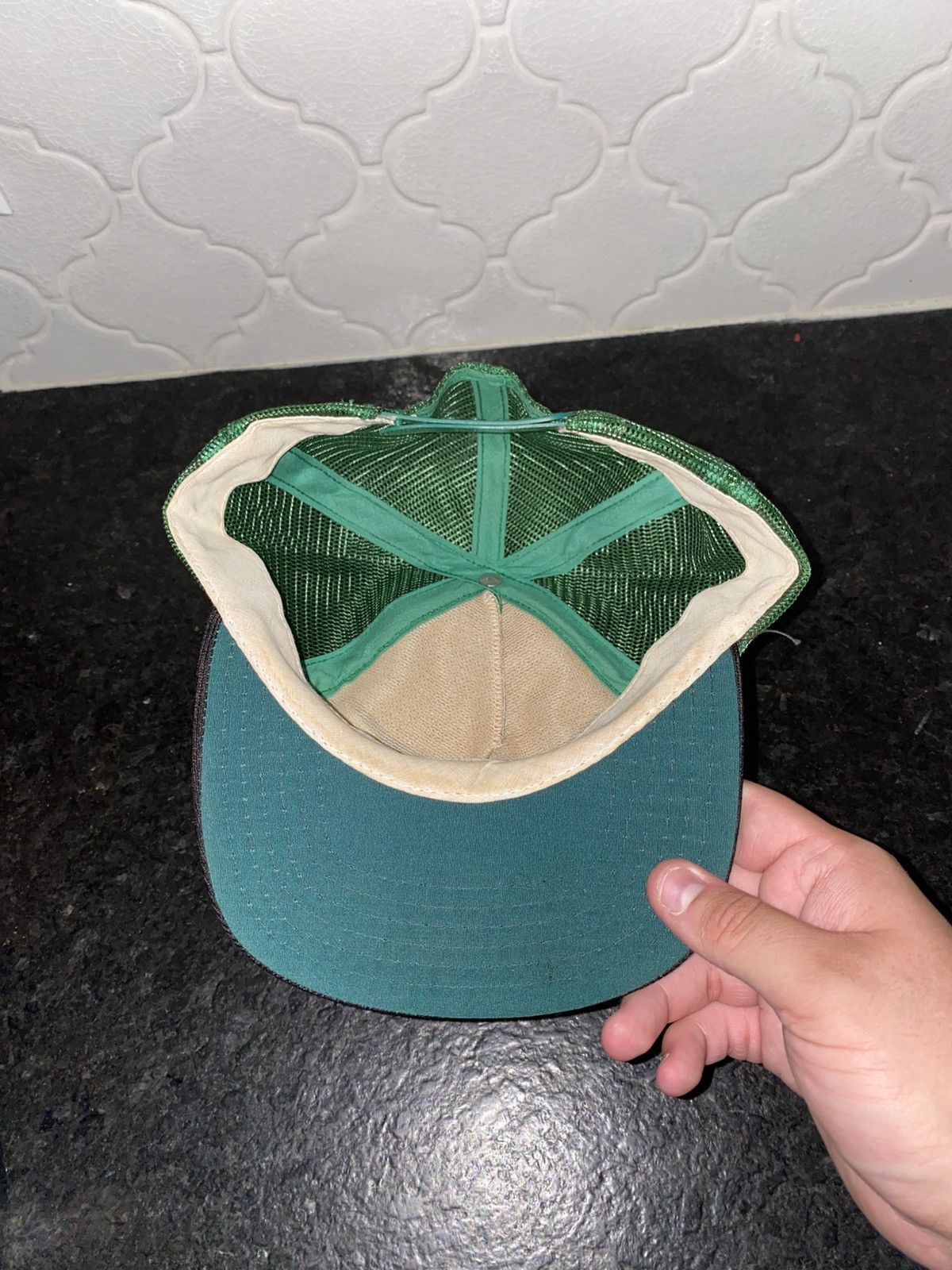 Other Vintage 80s Ugly mean nasty trucker hat Size ONE SIZE - 3 Thumbnail