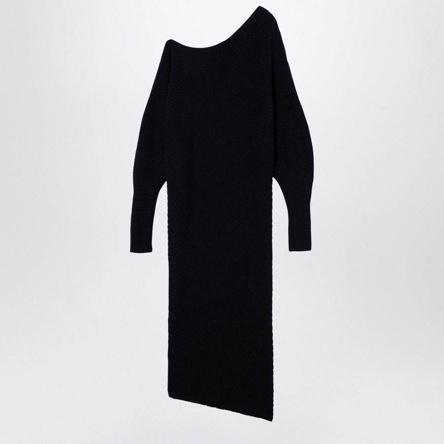 Philosophy di Lorenzo Serafini o1d2blof0924 Wool Dress in Black Size M / US 6-8 / IT 42-44 - 2 Thumbnail