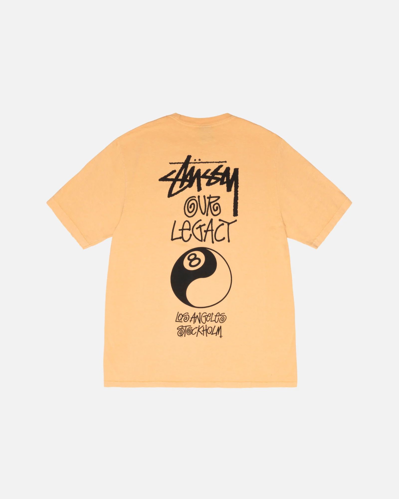 Our Legacy × Stussy OUR LEGACY WORK SHOP 8 BALL YIN YANG TEE PIGMENT DYED Size US M / EU 48-50 / 2 - 1 Thumbnail