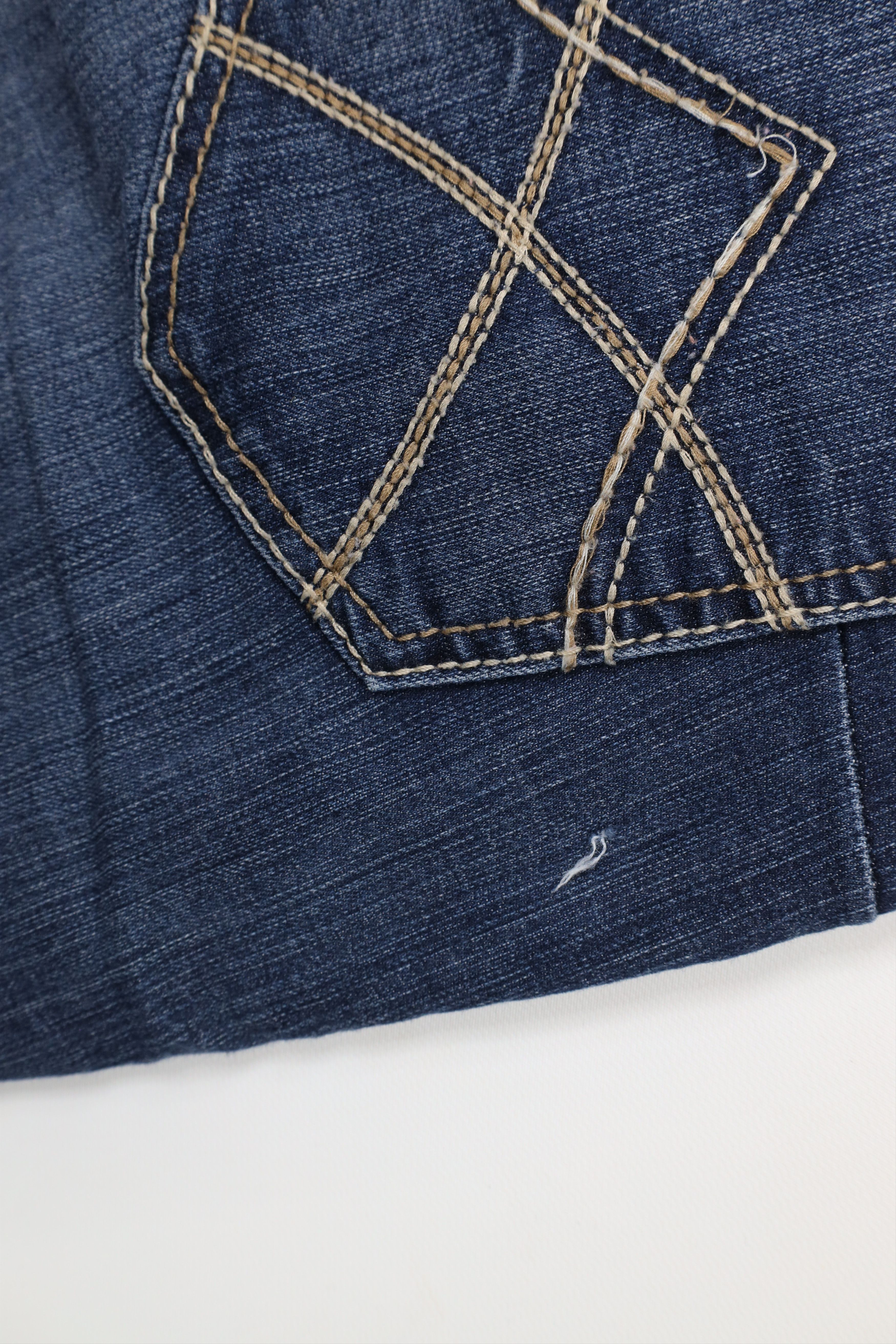 Ariat × Vintage Ariat REAL Denim Thick Stitch Stretch Flared Bootcut Jeans Size 32" / US 10 / IT 46 - 12 Thumbnail