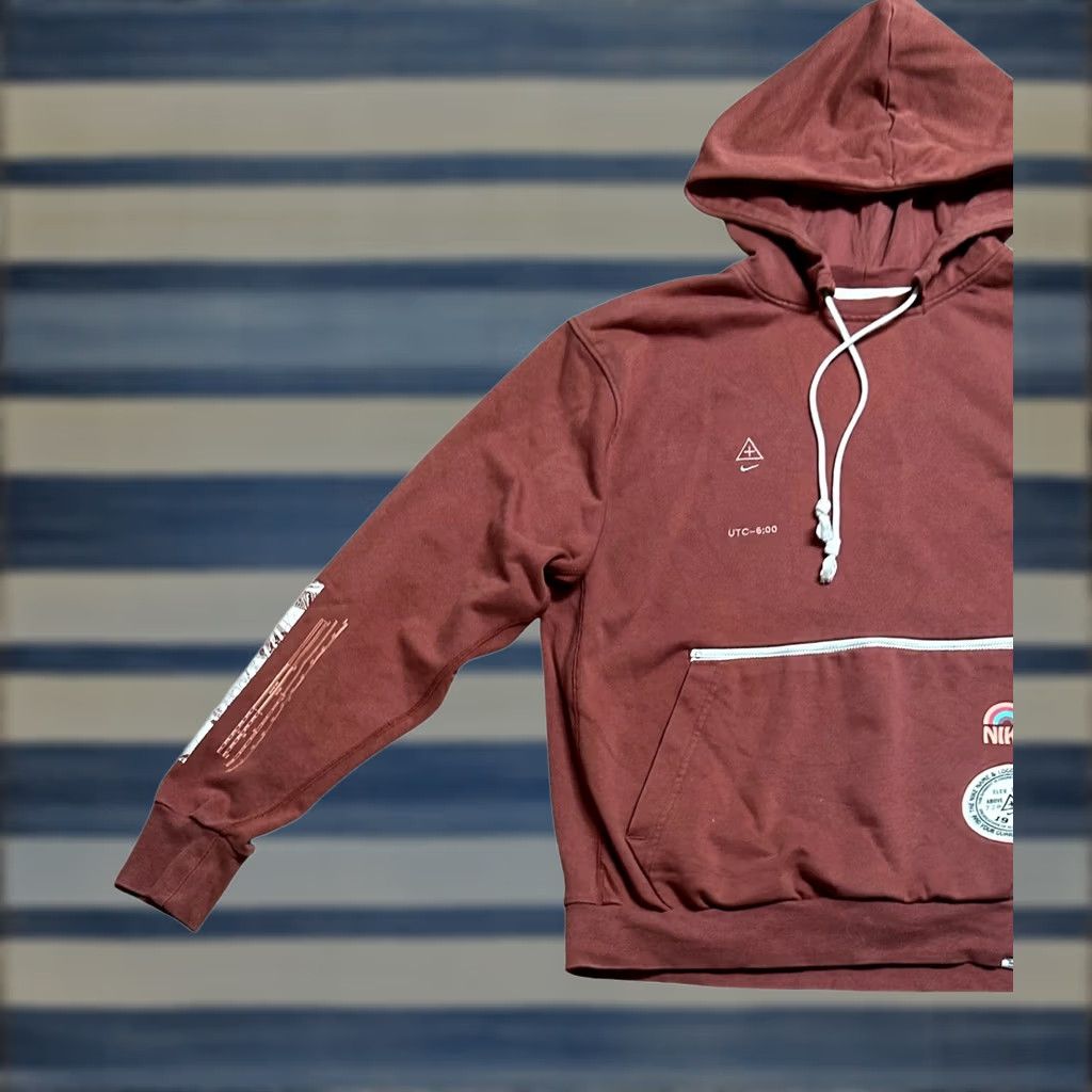 Nike Nike Hoodie Mens Medium Red Dri-FIT The Organic High Graphic Sweatshirt Sweater Size US M / EU 48-50 / 2 - 1 Thumbnail