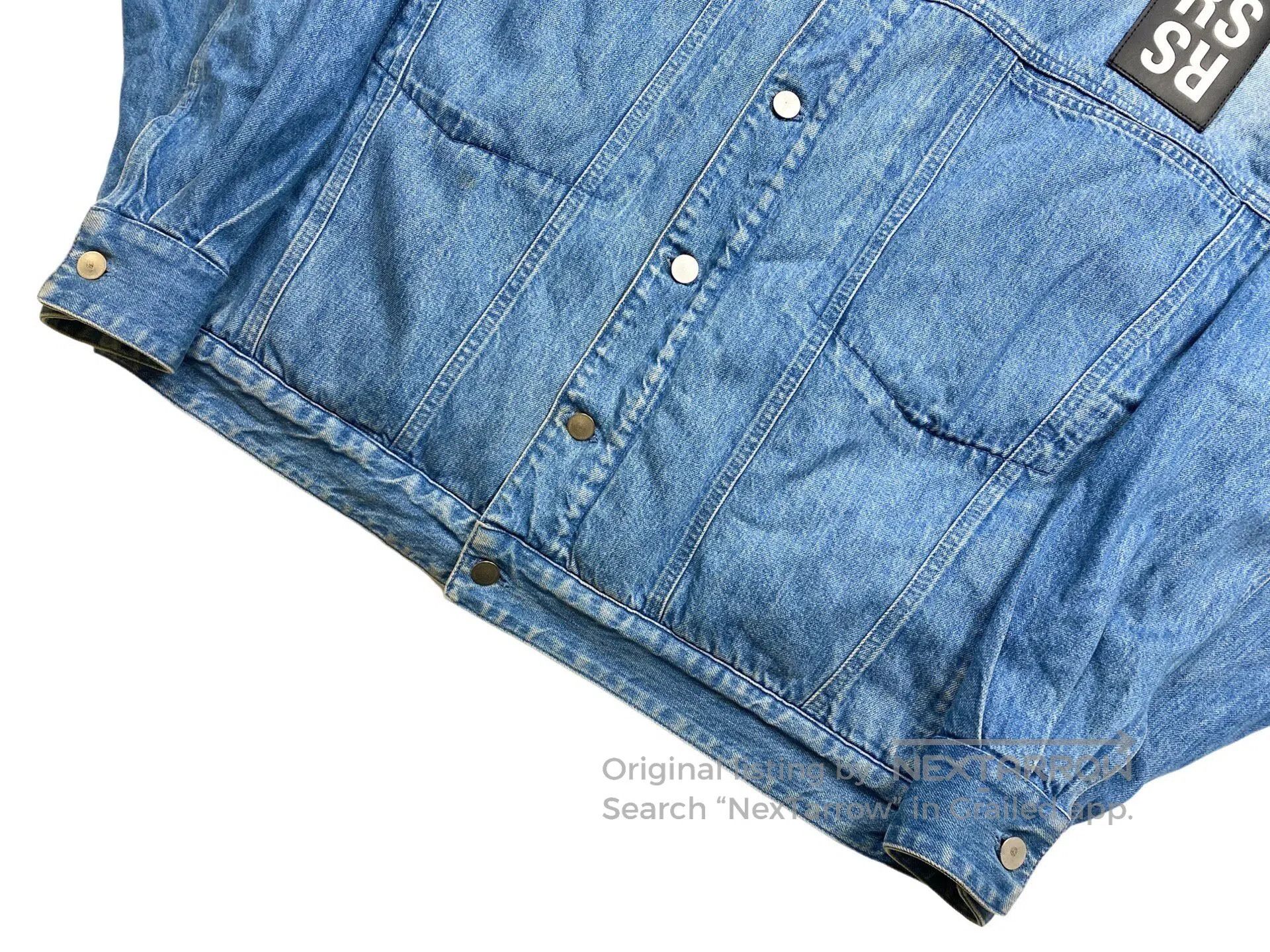 Raf Simons Raf Simons Faux Fur Lined Denim Jacket Size US S / EU 44-46 / 1 - 4 Thumbnail
