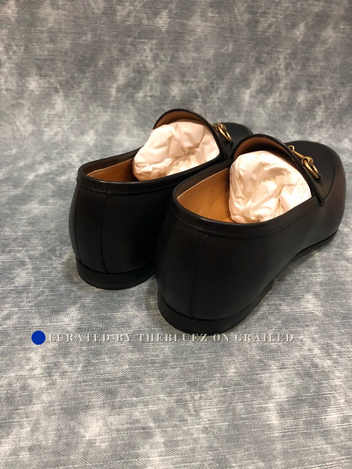 Gucci Gucci Men’s Black Horsebit Loafers Size US 10 / EU 43 - 3 Thumbnail