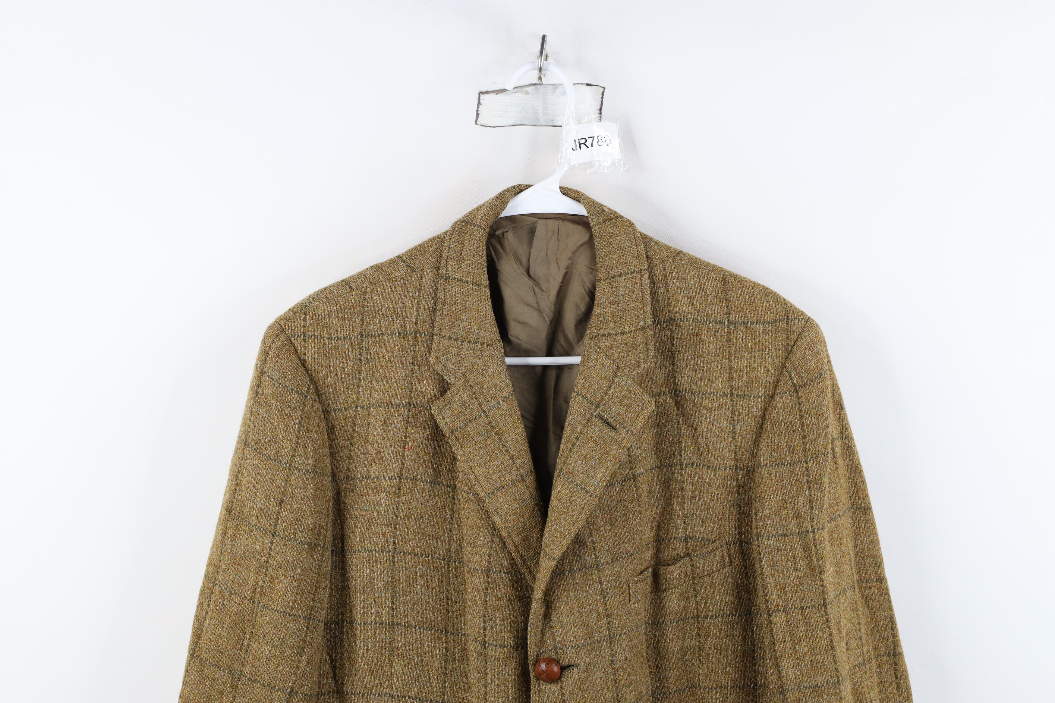Vintage Vintage 70s Streetwear Suit Coat Blazer Jacket Beige Plaid Size US XL / EU 56 / 4 - 2 Thumbnail