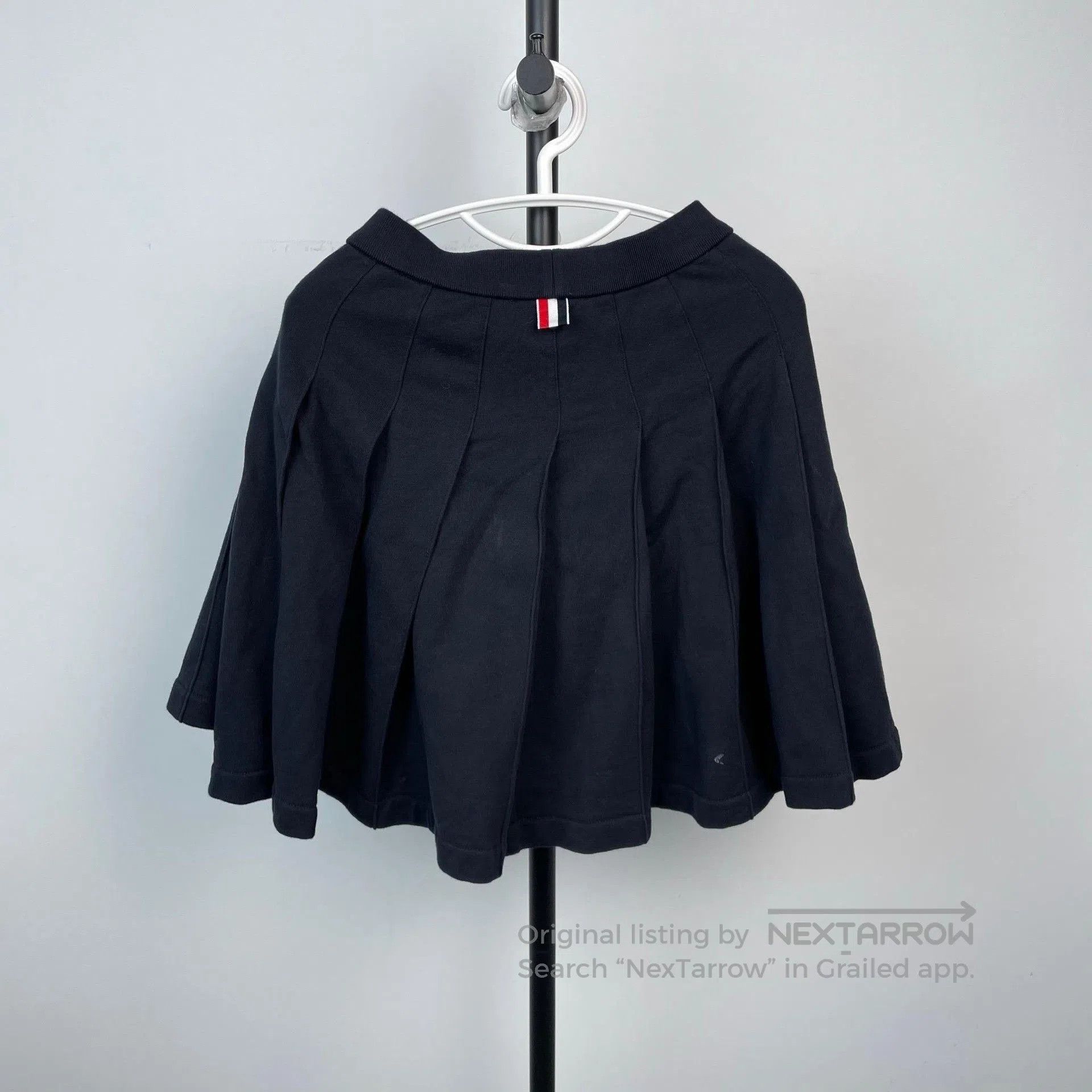 Thom Browne Thom Browne Navy Mini Pleated Skirt. Size 37" - 2 Thumbnail