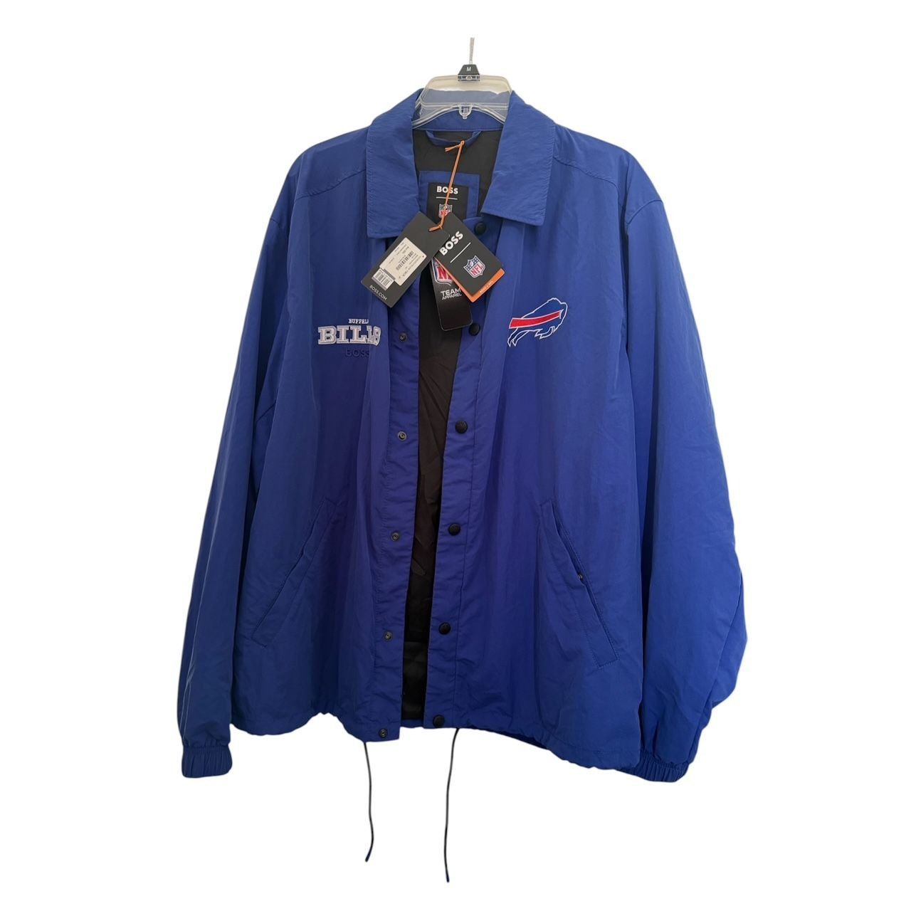 Hugo Boss BOSS NFL Buffalo Bills Team Logo Mens Blue Pockets Windbreak Size US XXL / EU 58 / 5 - 2 Thumbnail