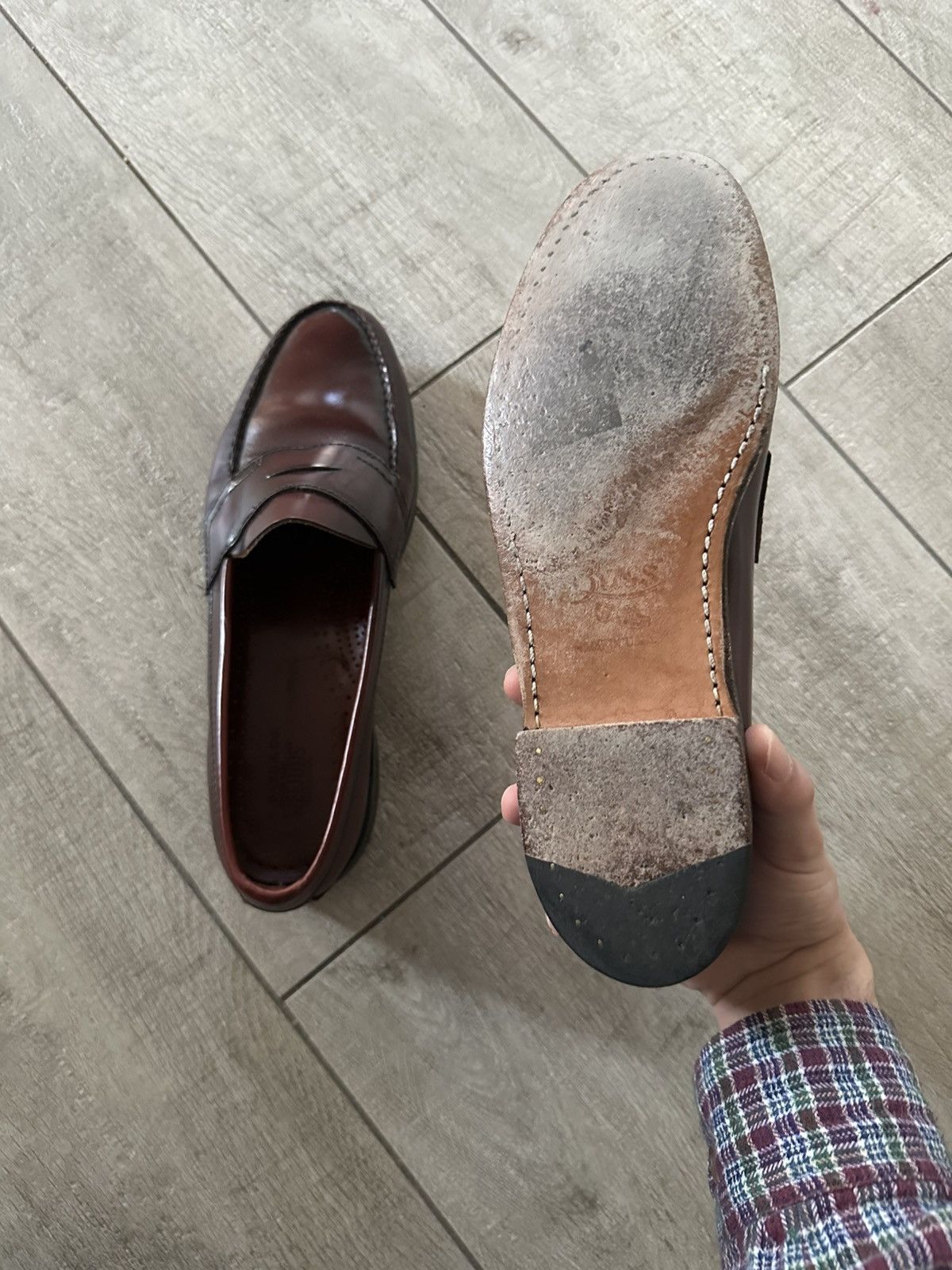 G.H. Bass & Co. Premium Weejun Penny Loafers Size US 10.5 / EU 43-44 - 4 Thumbnail